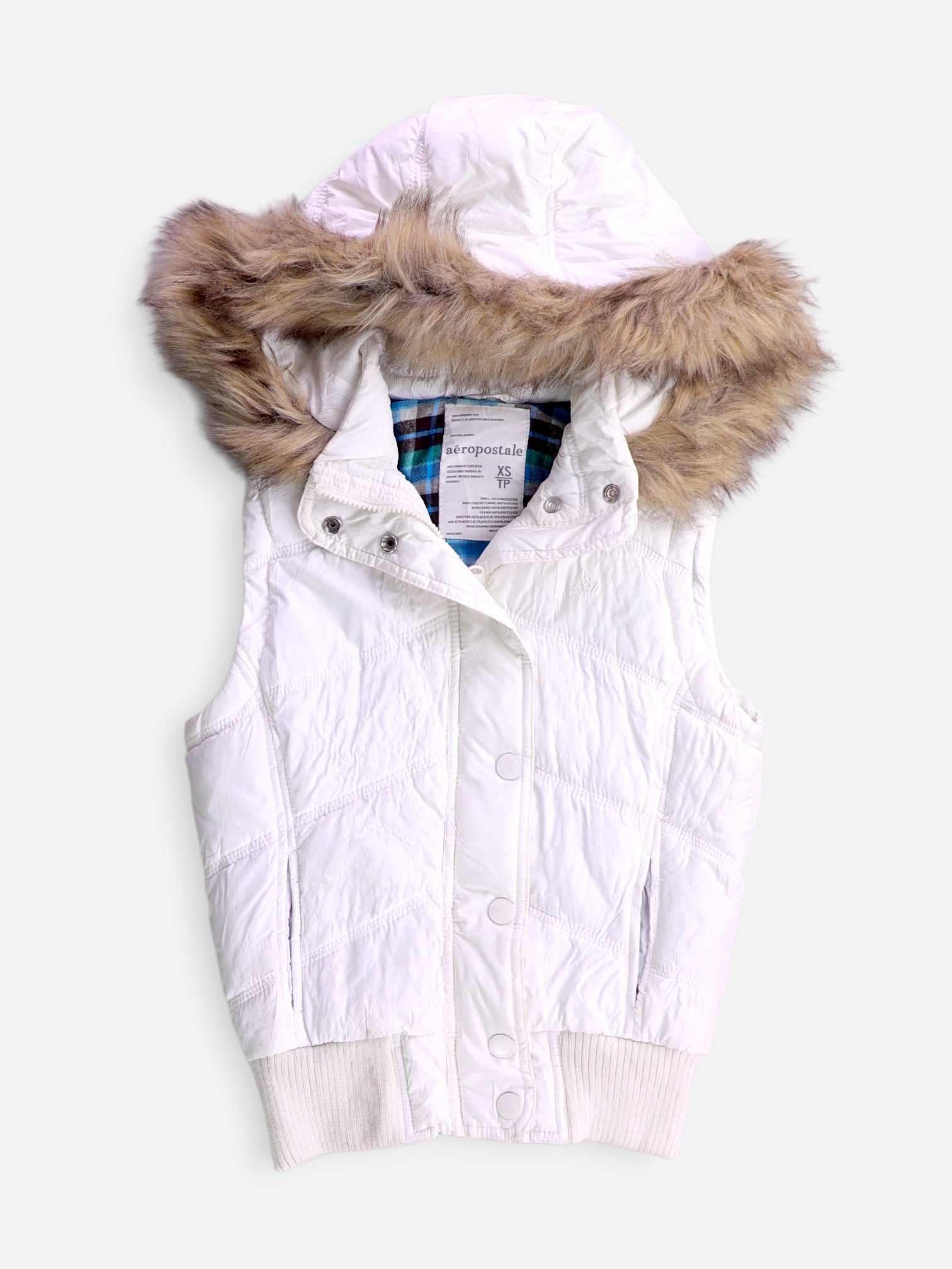 Abercrombie & Fitch Chaleco Puffer - Mujer - XS PETITE