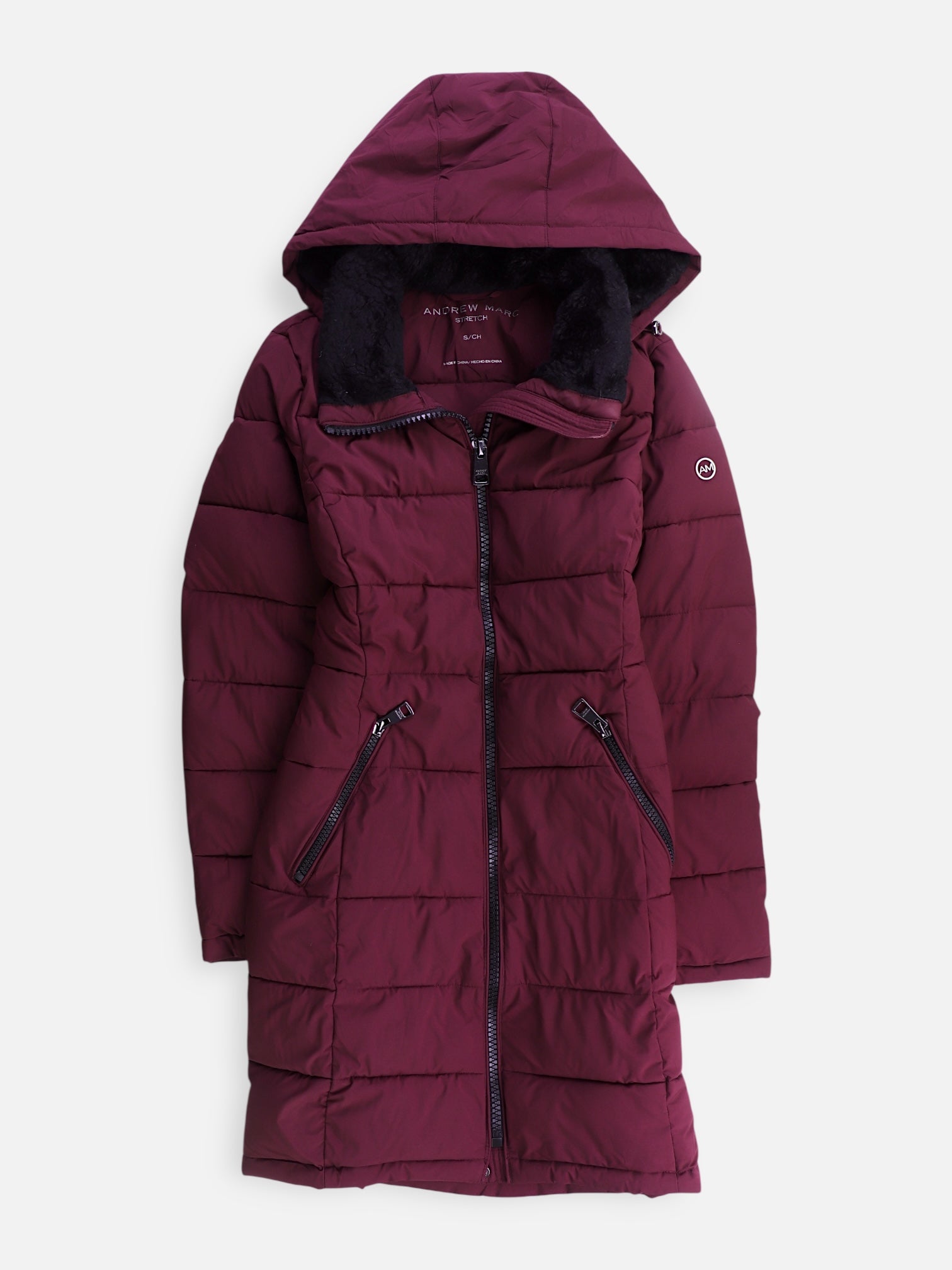 ANDREW MARC Abrigo Impermeable Puffer - Mujer - Small