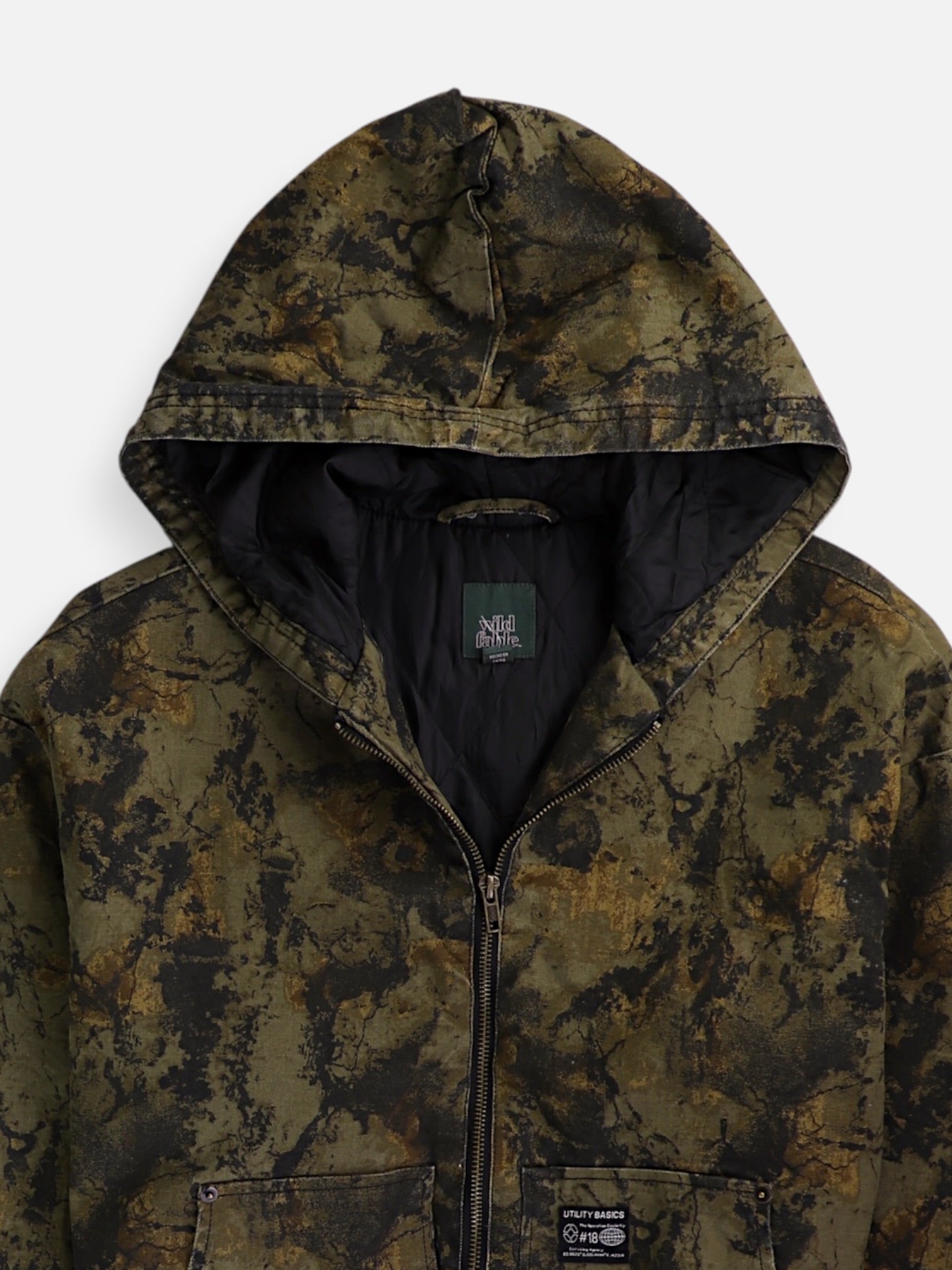 Wild Fable Chaqueta Denim  Camuflaje - Mujer - Medium