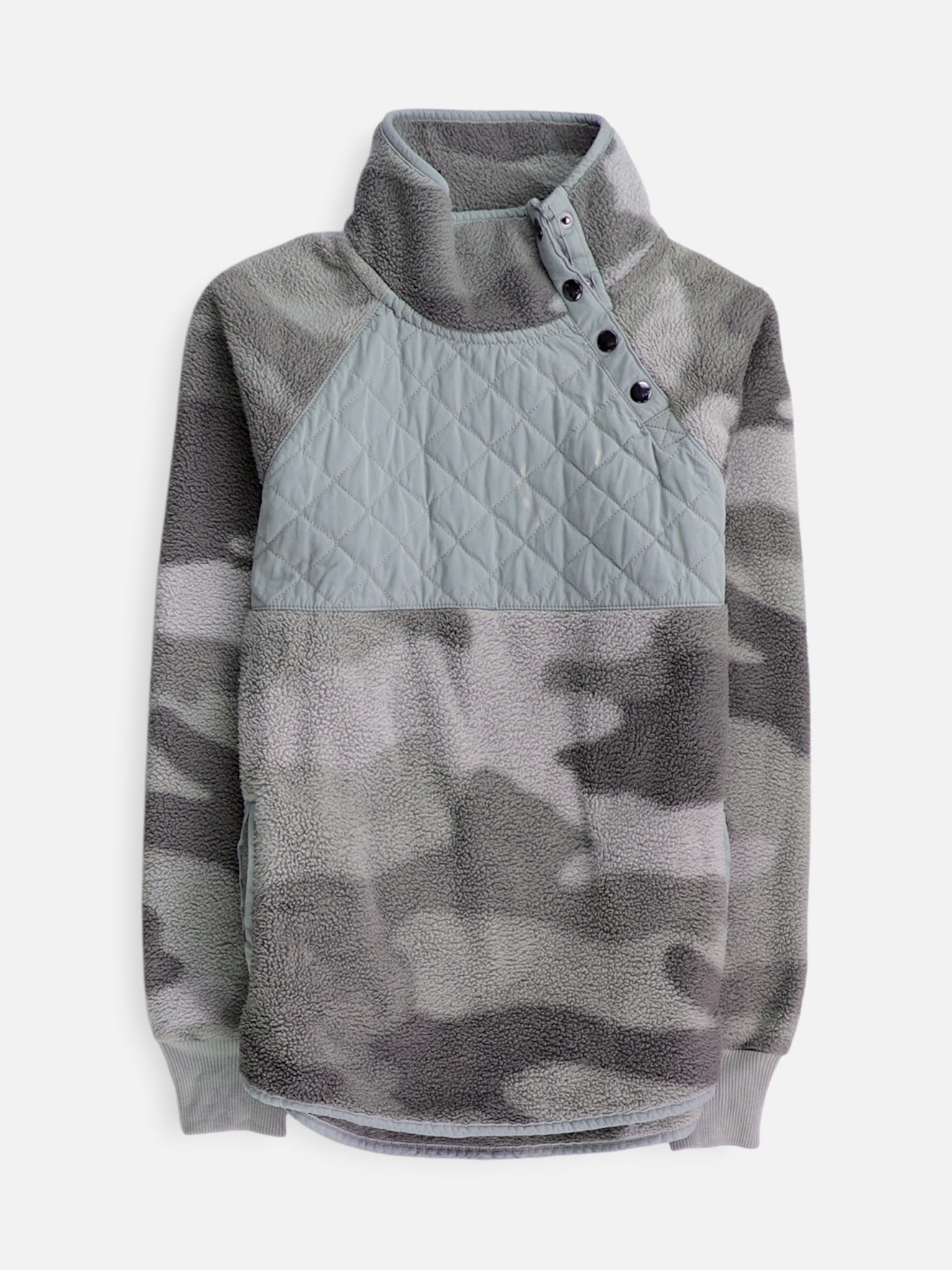 Abercrombie & Fitch Sueter Fleece Casual - Mujer - Small