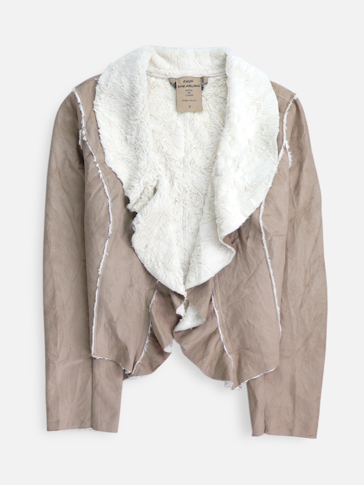 Chaqueta Bolero Suede - Mujer - Small