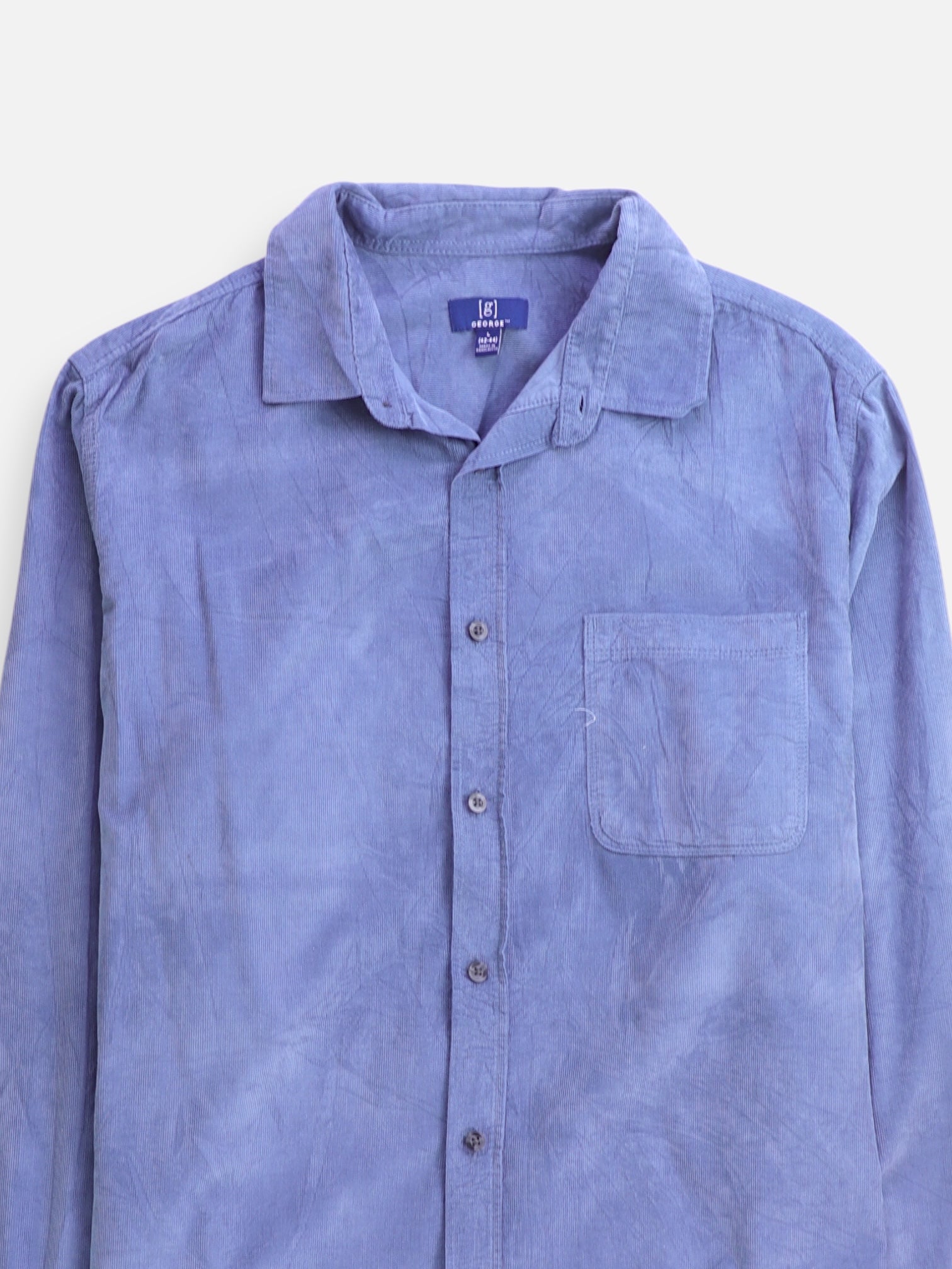 George Camisa Corduroy - Hombre - Large