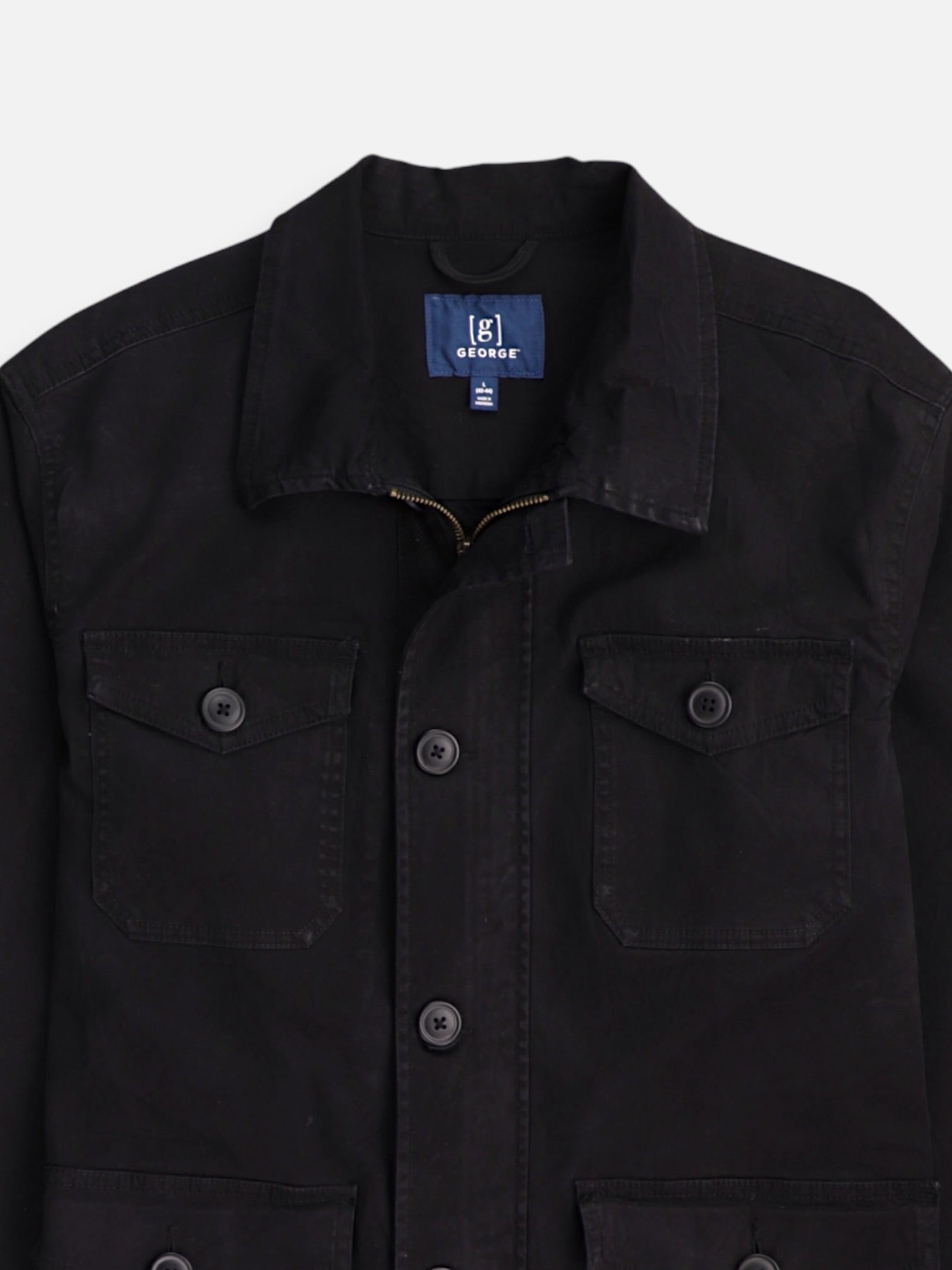 George Chaqueta Casual Cargo - Hombre - Large
