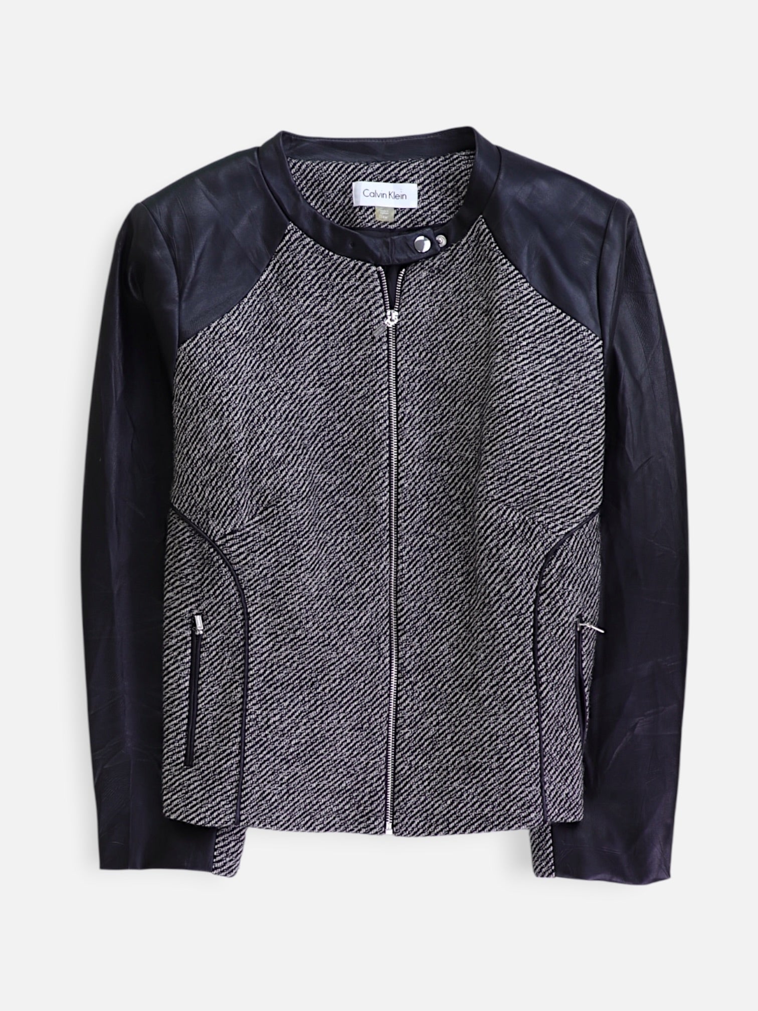 Calvin Klein Chaqueta Casual Cuero - Mujer - 18W