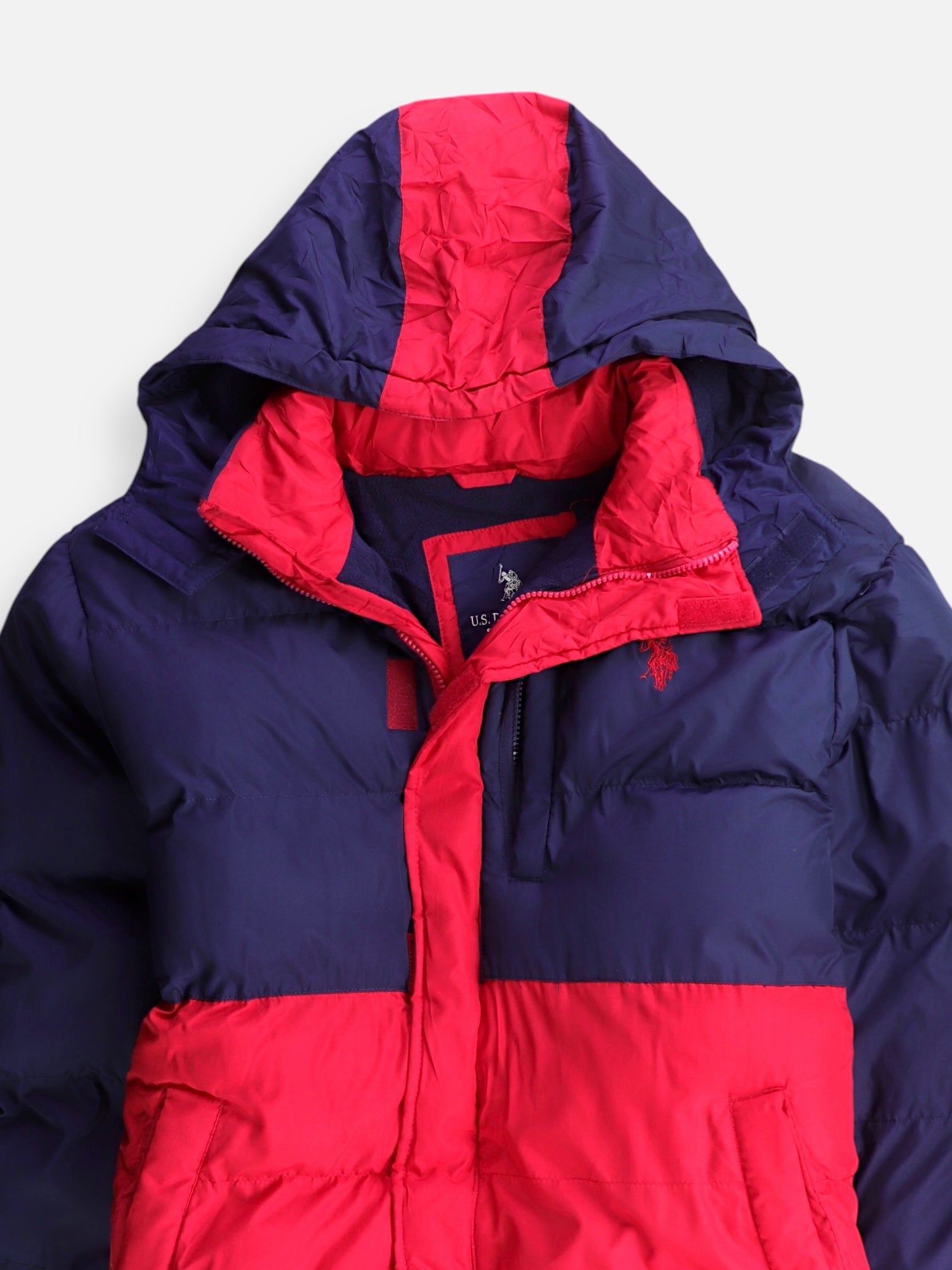 US Polo ASSN Chaqueta Puffer Impermeable - Hombre - Small