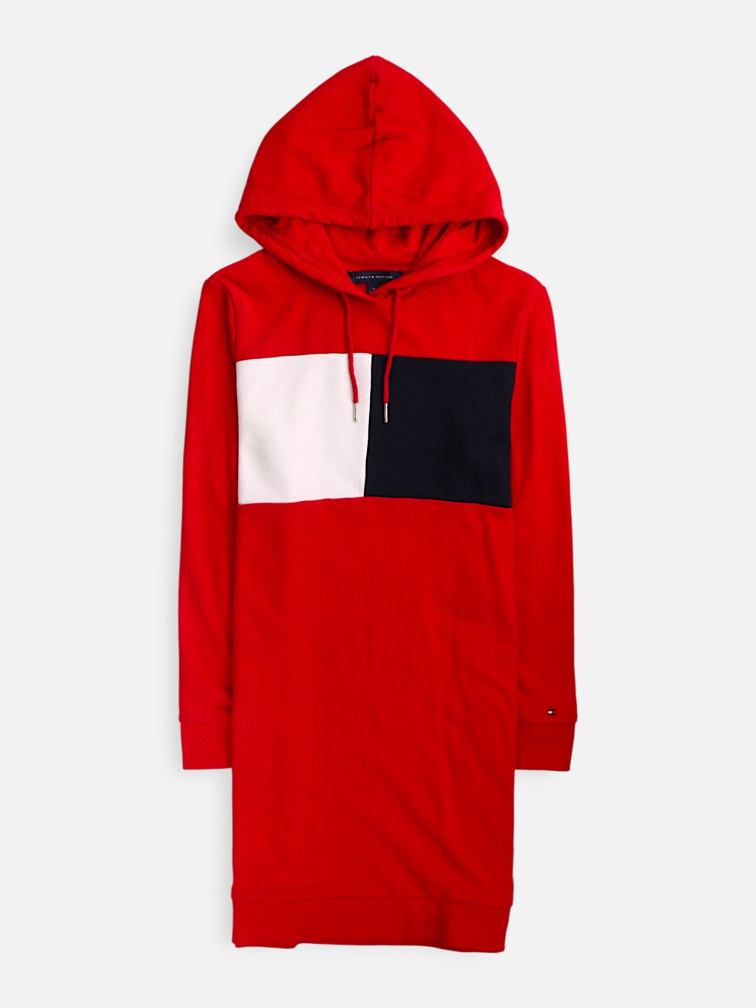 Tommy Hilfiger Sudadera Hoodie Color Block - Mujer - Medium