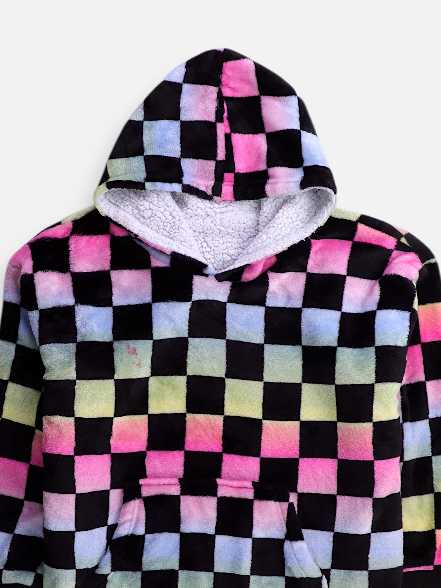 Sudadera Hoodie Color Block - Mujer - Medium