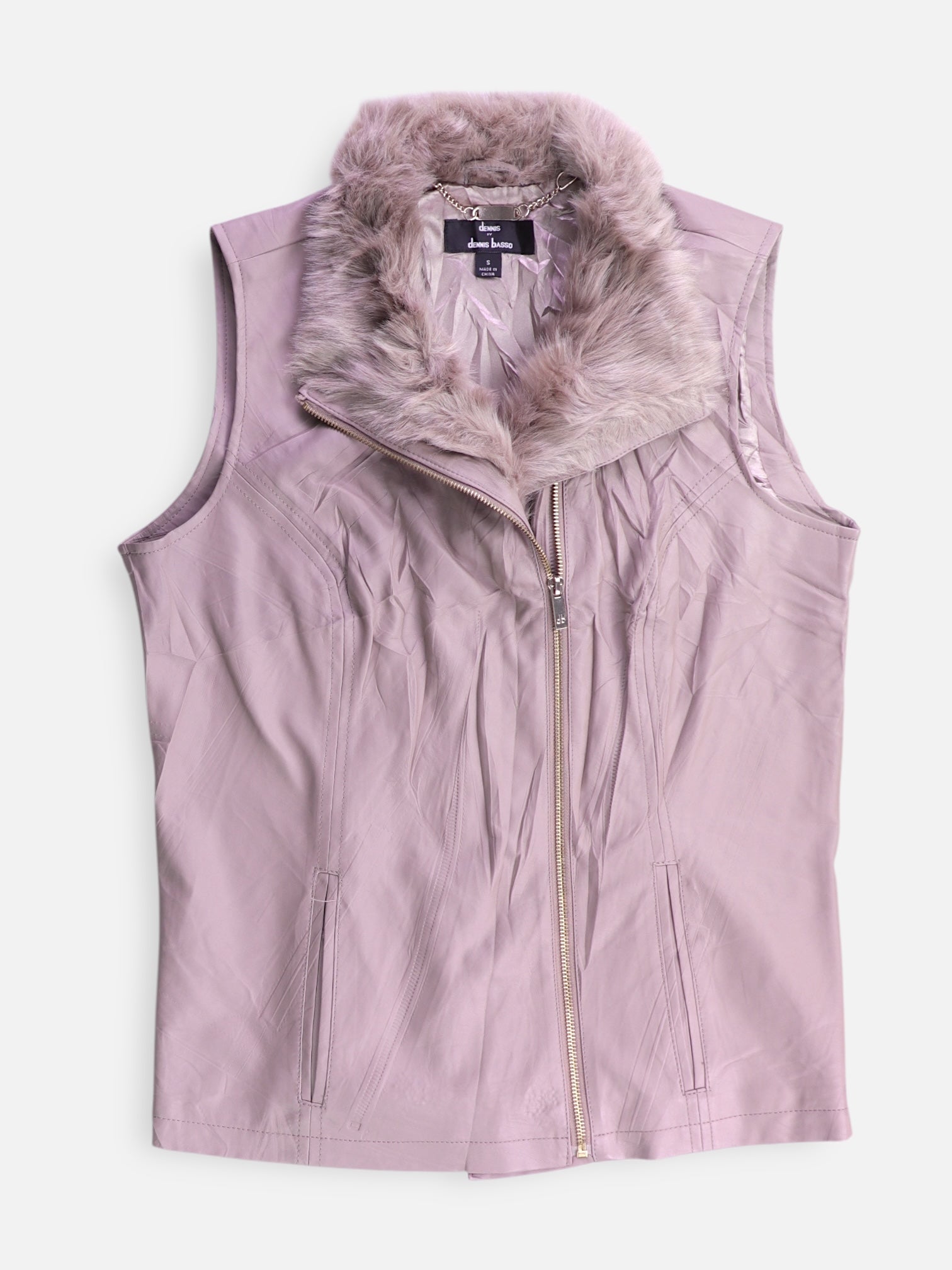 dennis basso Chaleco Cuero - Mujer - Small