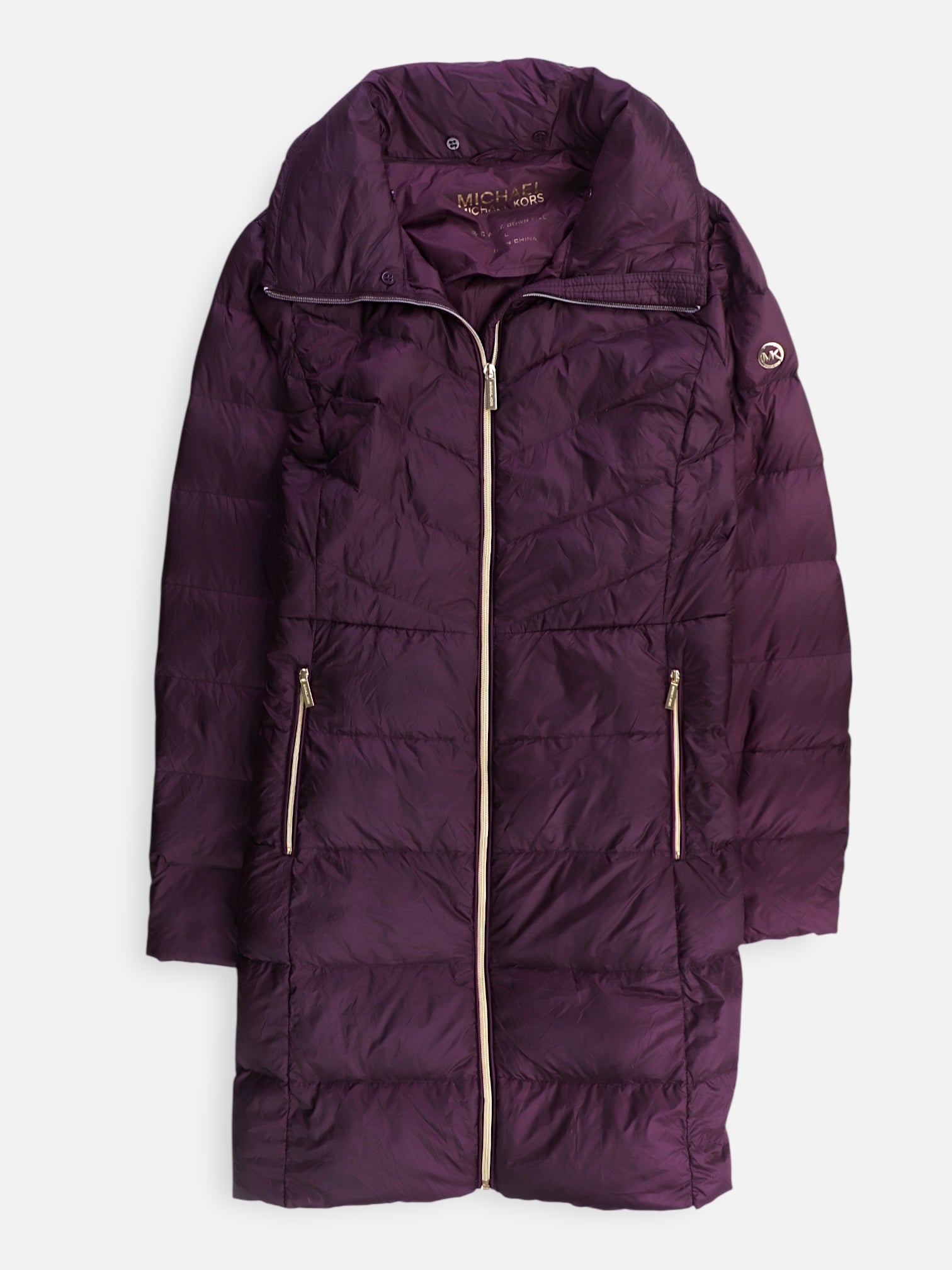 Michael Kors Abrigo Impermeable Puffer - Mujer - Large