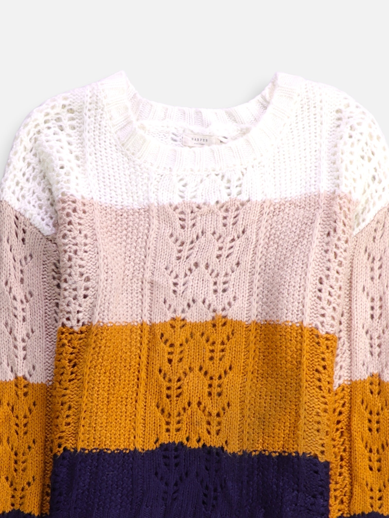 Sueter Knit Color Block - Mujer - Medium