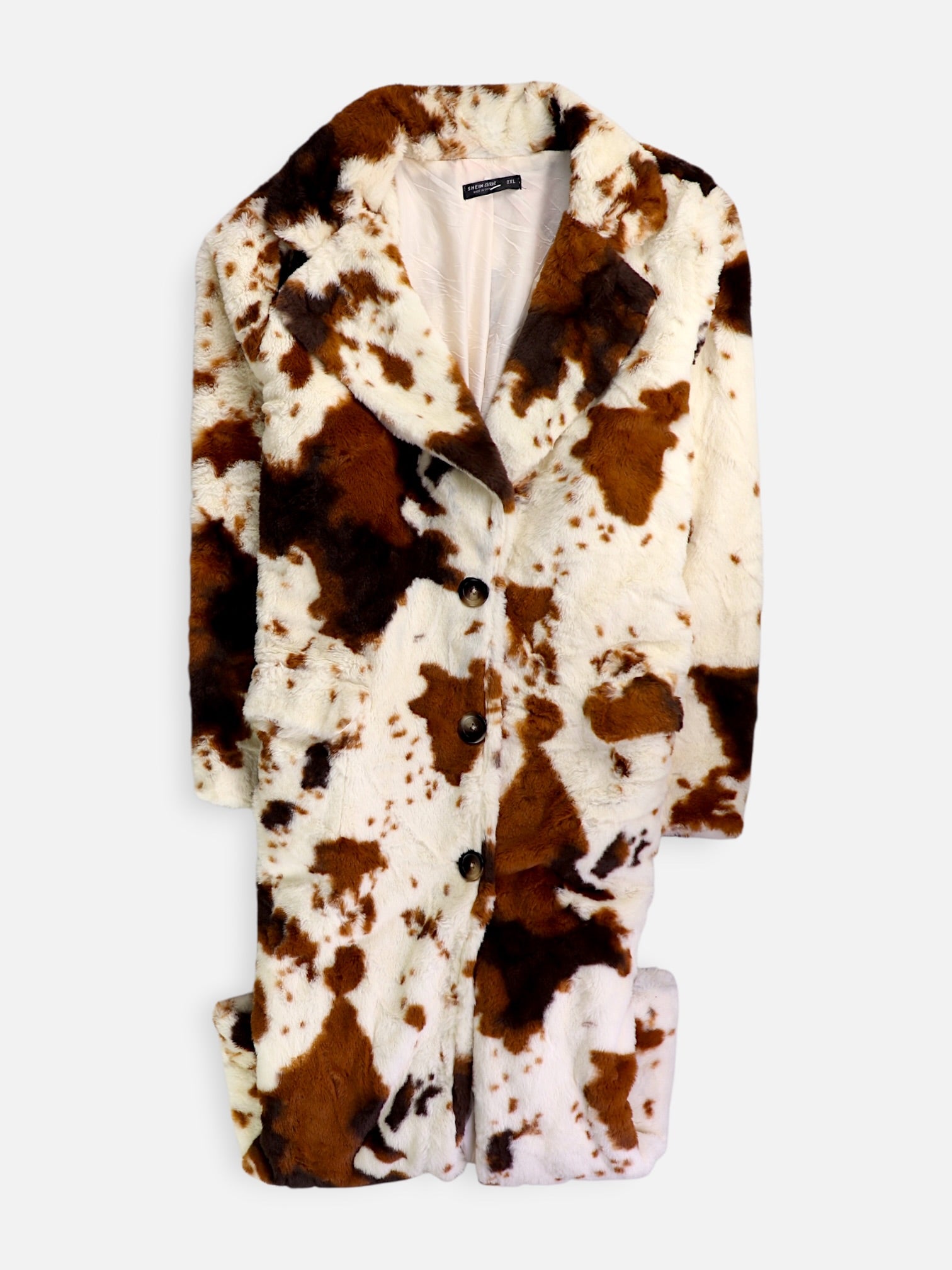 SHEIN Abrigo Casual Teddy - Mujer - XL