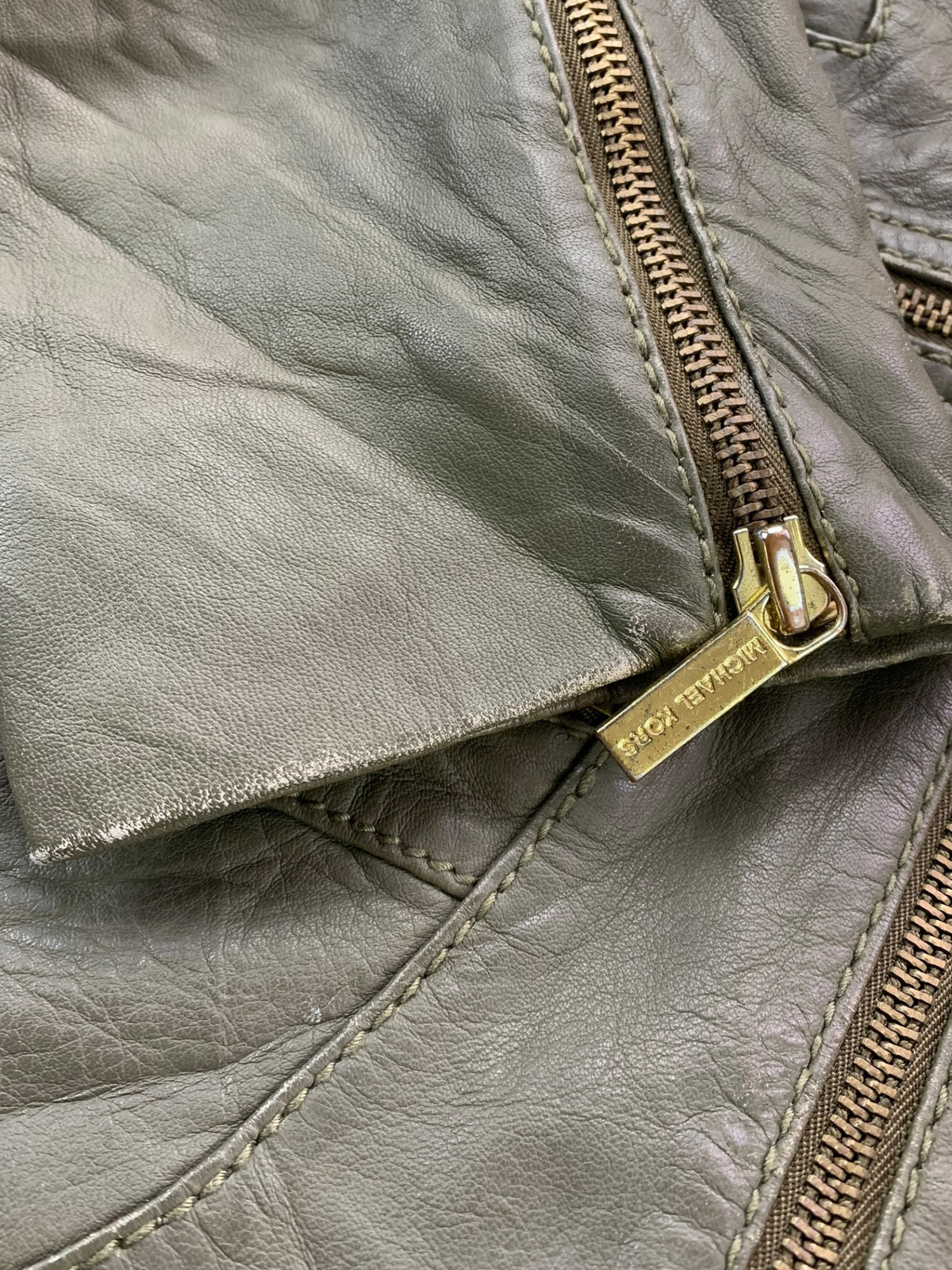 Michael Kors Chaqueta Cuero Basic - Mujer - XL