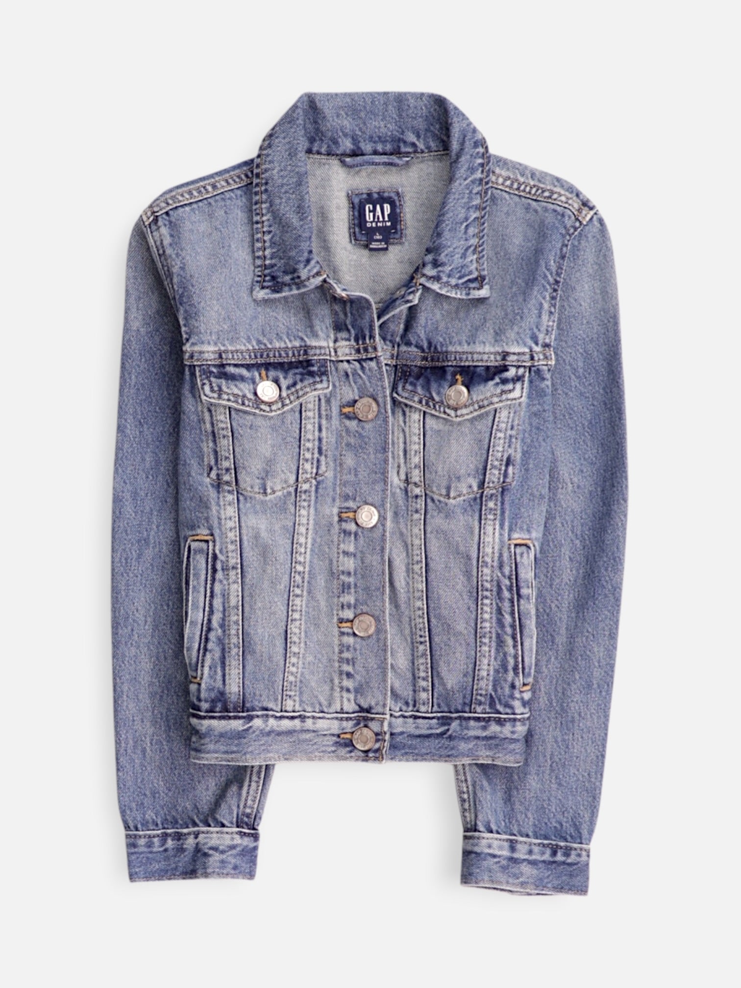 GAP Chaqueta Denim  Basic - Niña - Large - 9-10Y (Años)
