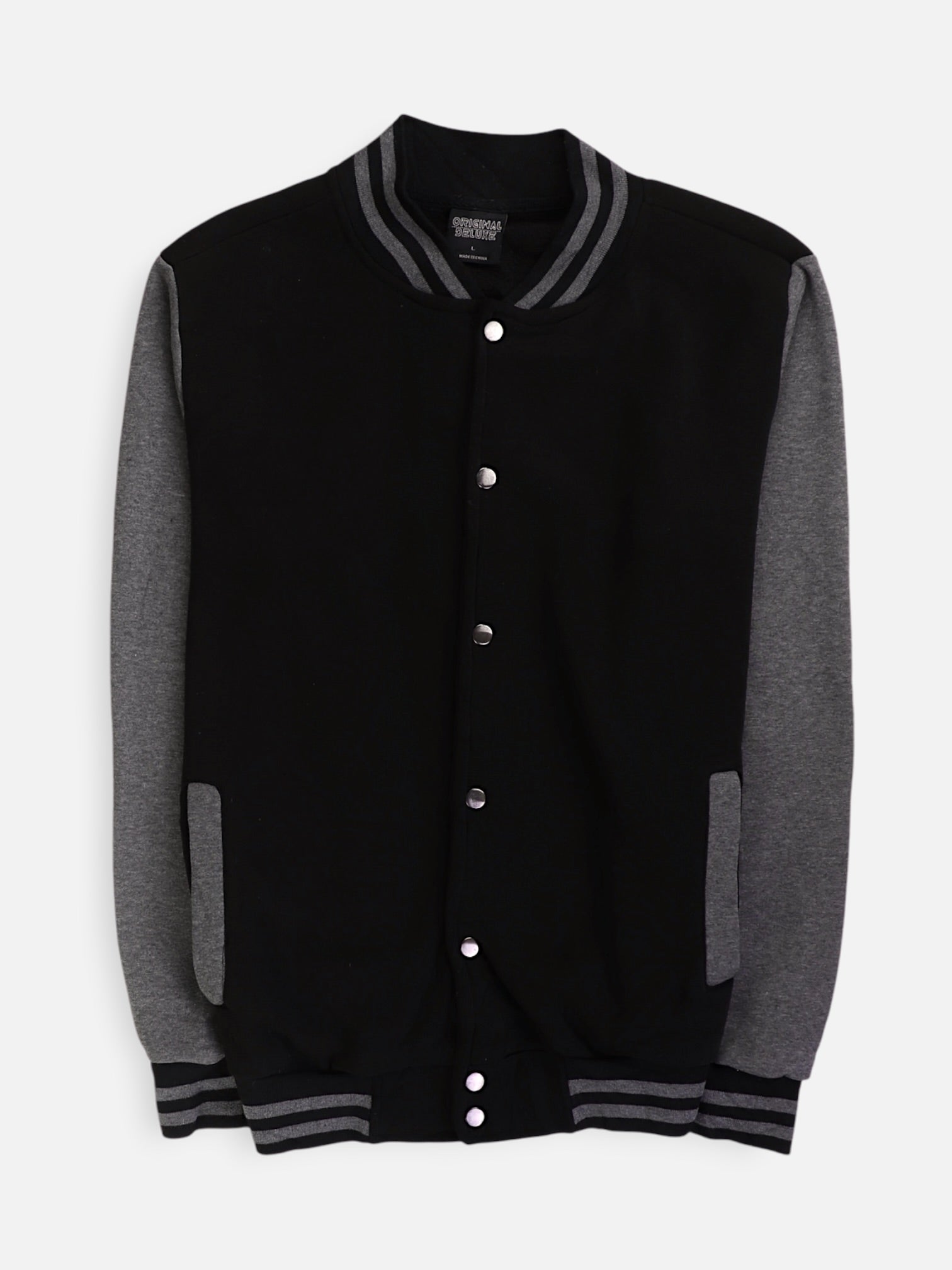 Sudadera Fleece Color Block - Hombre - Large