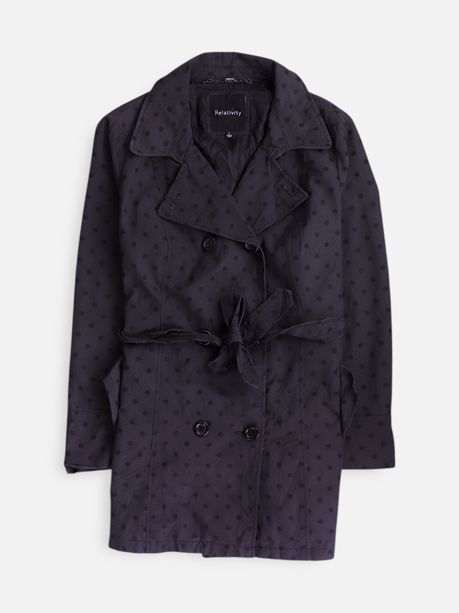 Chaqueta Trench coat Basic - Mujer - Large