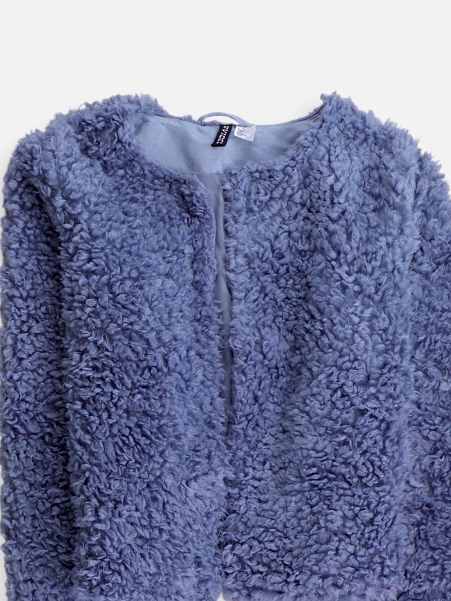 H&M Chaqueta Casual Teddy - Mujer - Large