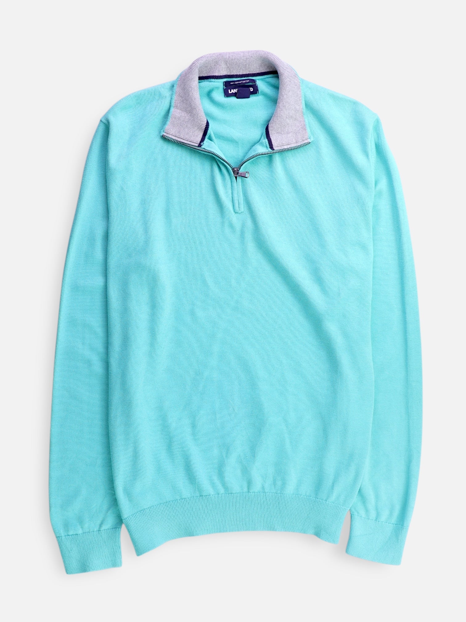 LANDS END Sueter Fleece Casual - Hombre - Large