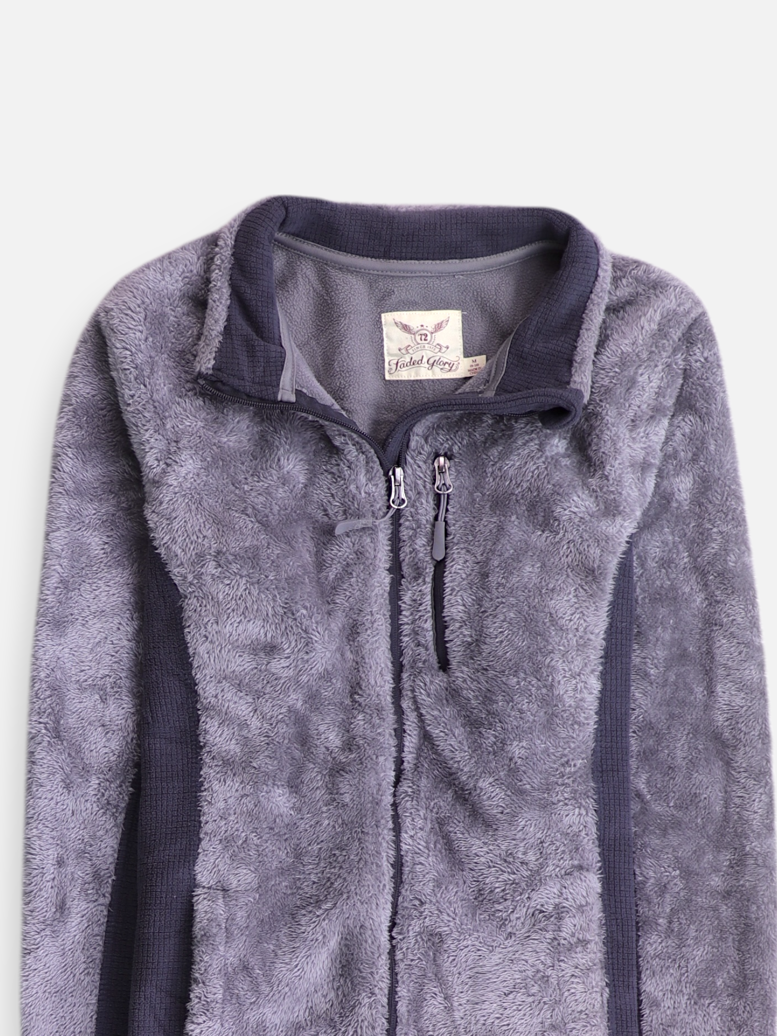 Sueter Fleece Color Block - Mujer - Medium