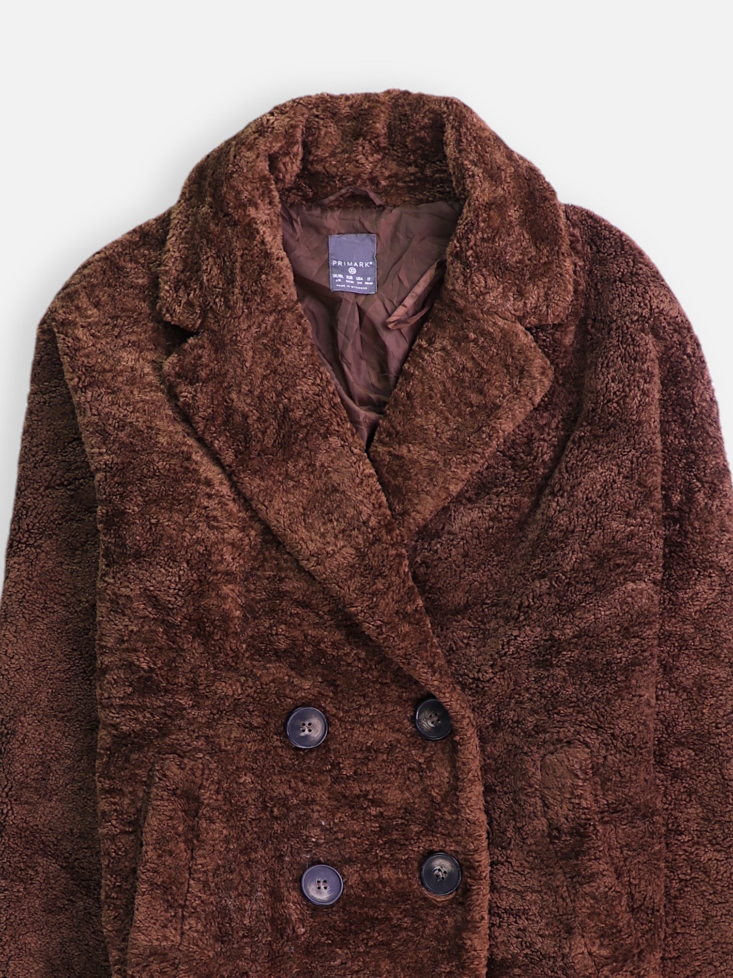 PRIMARK Abrigo Casual Teddy - Mujer - XS