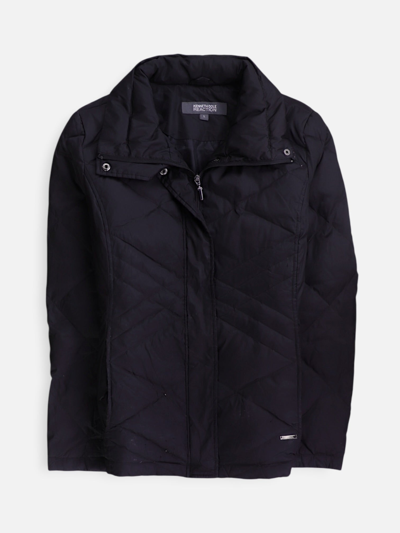 Kenneth Cole Chaqueta Puffer Impermeable - Mujer - Large