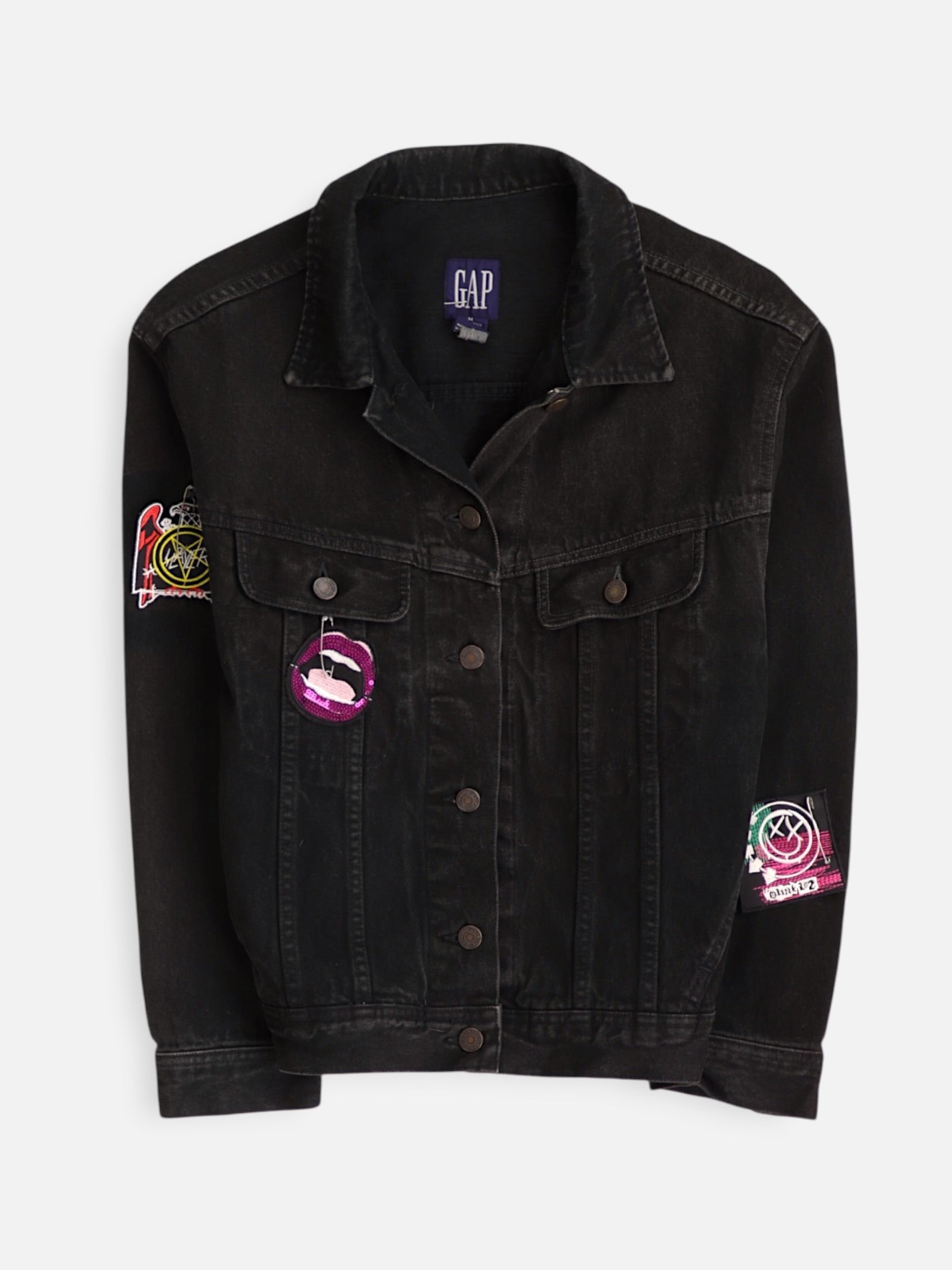 GAP Chaqueta Casual Denim - Mujer - Medium