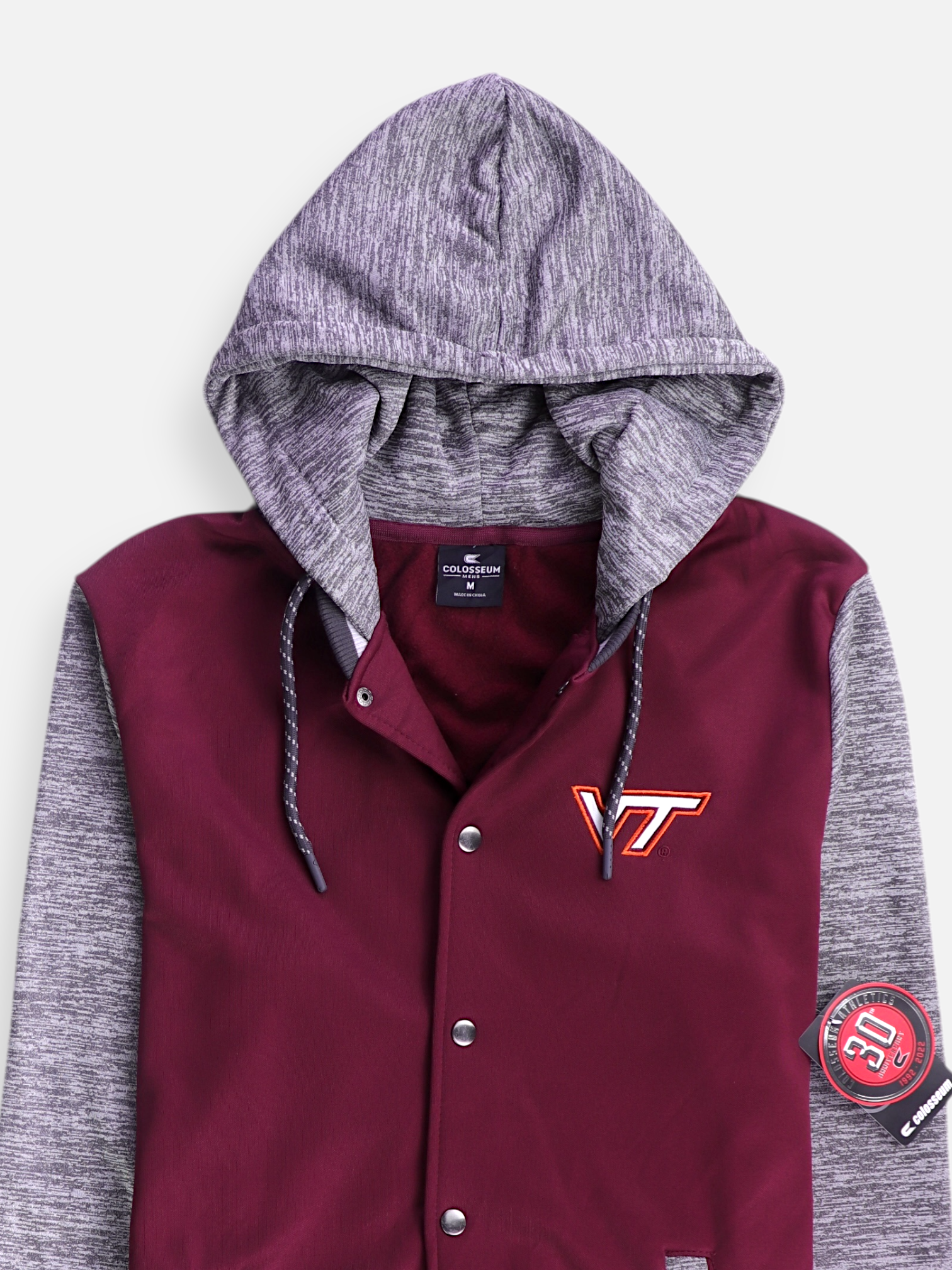 Sudadera Hoodie Color Block - Hombre - Medium