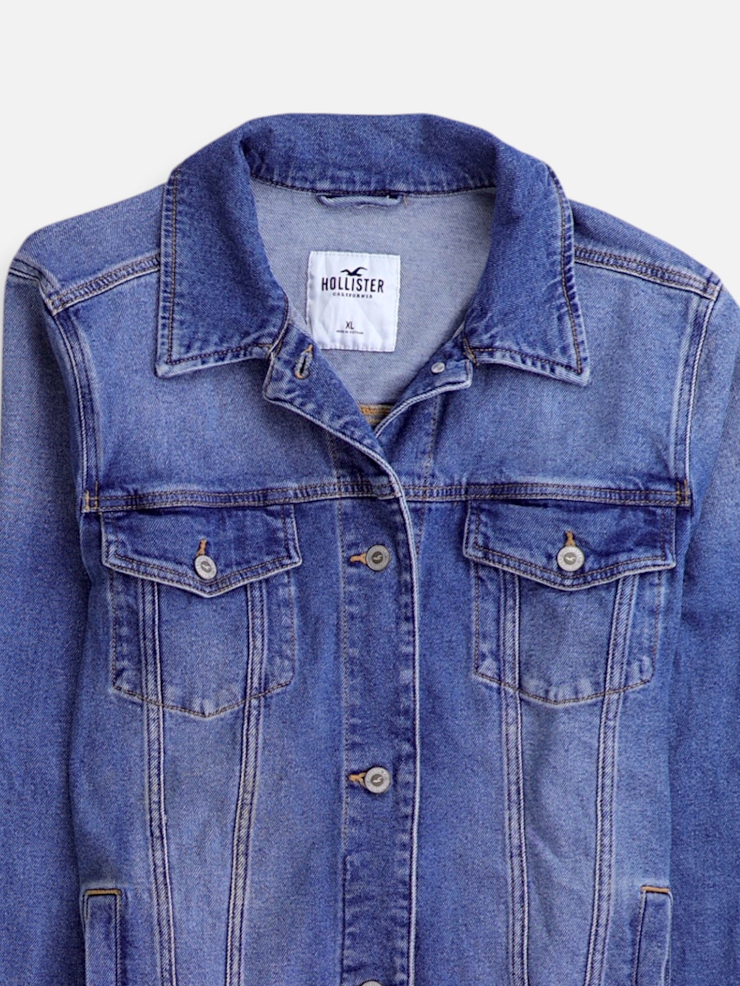 Hollister Chaqueta Denim  Basic - Mujer - XL