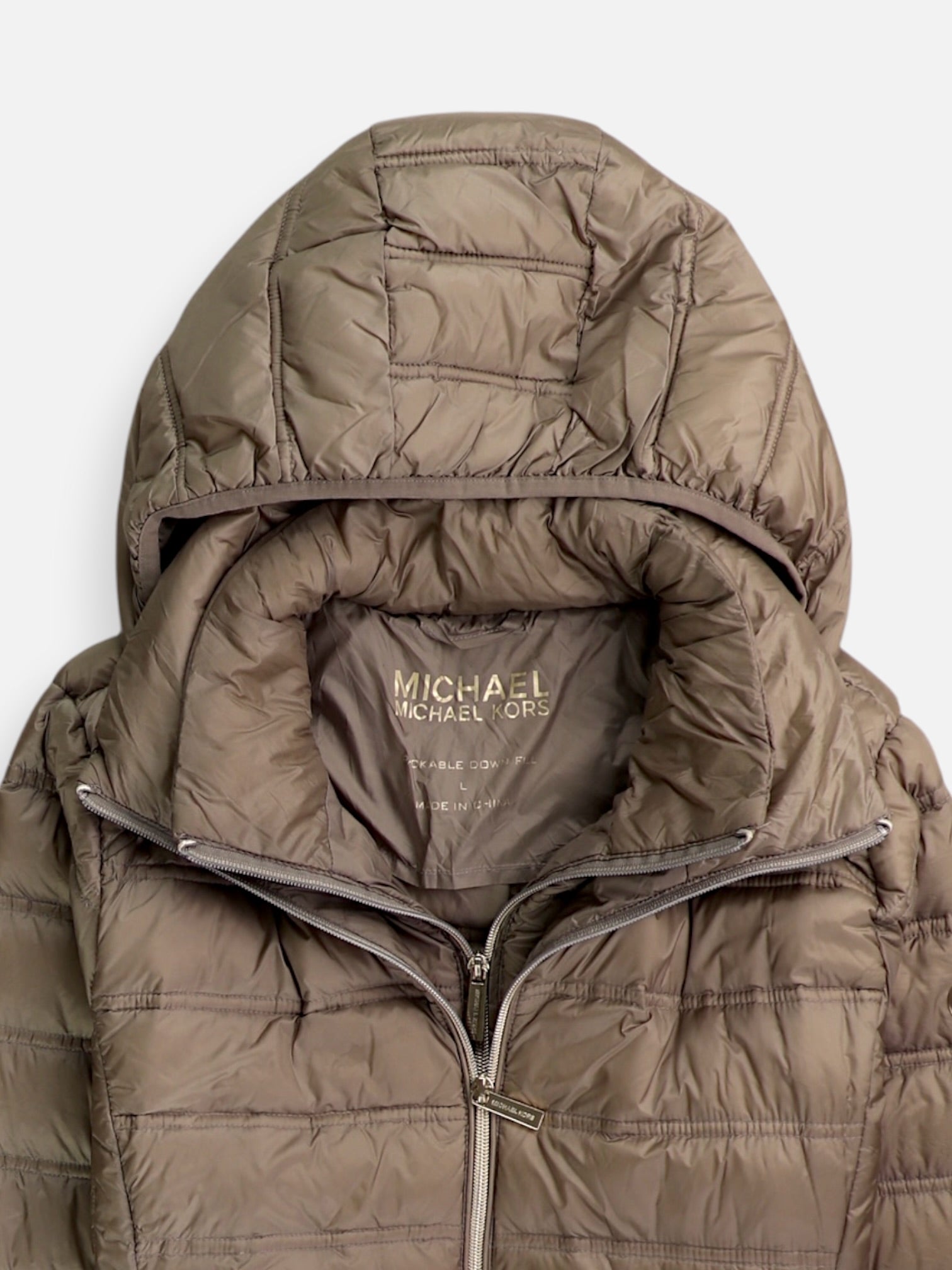 Michael Kors Chaqueta Puffer Impermeable - Mujer - Large