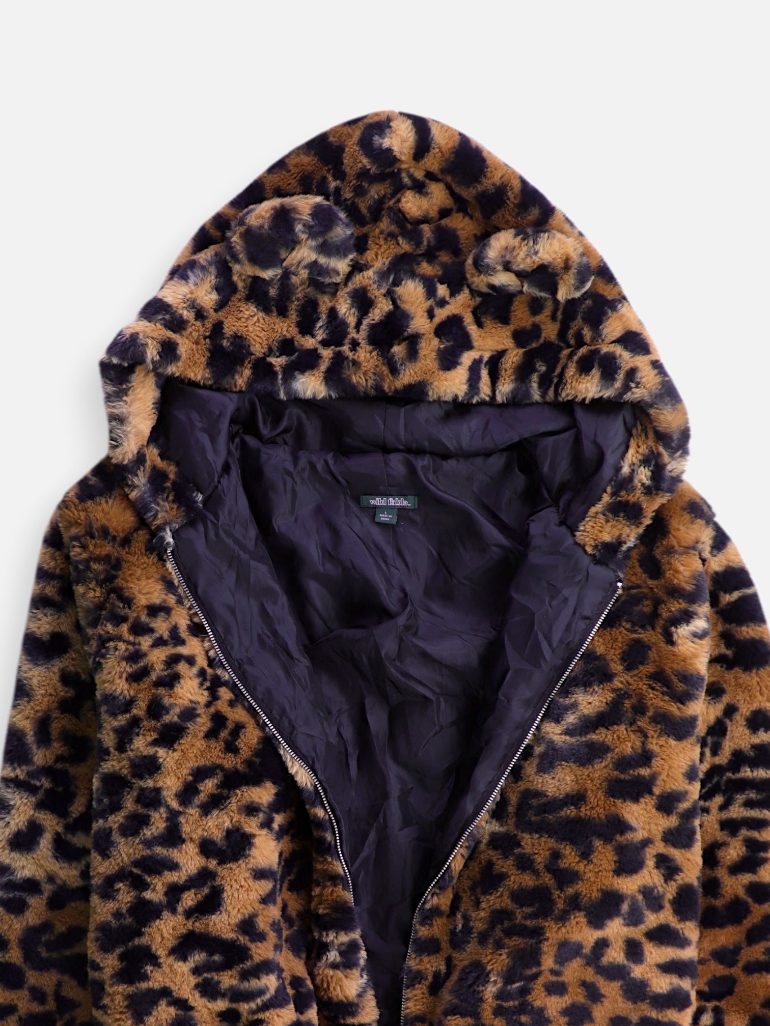 Wild Fable Chaqueta Casual Teddy - Mujer - Large