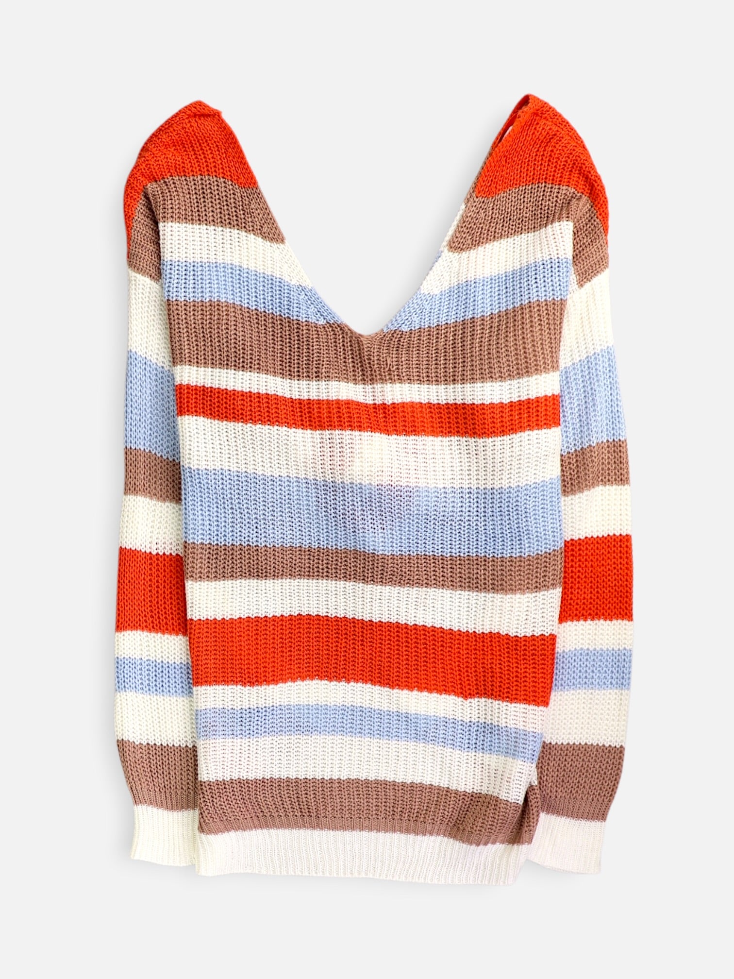 Sueter Knit Color Block - Mujer - Medium