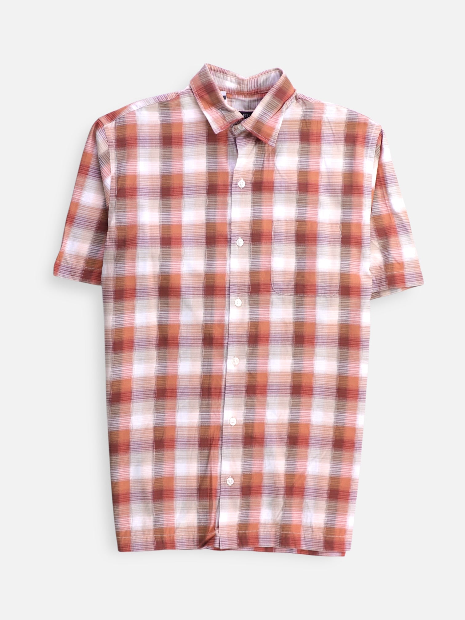 Van Heusen Camisa Plaid Types - Hombre - S PETITE