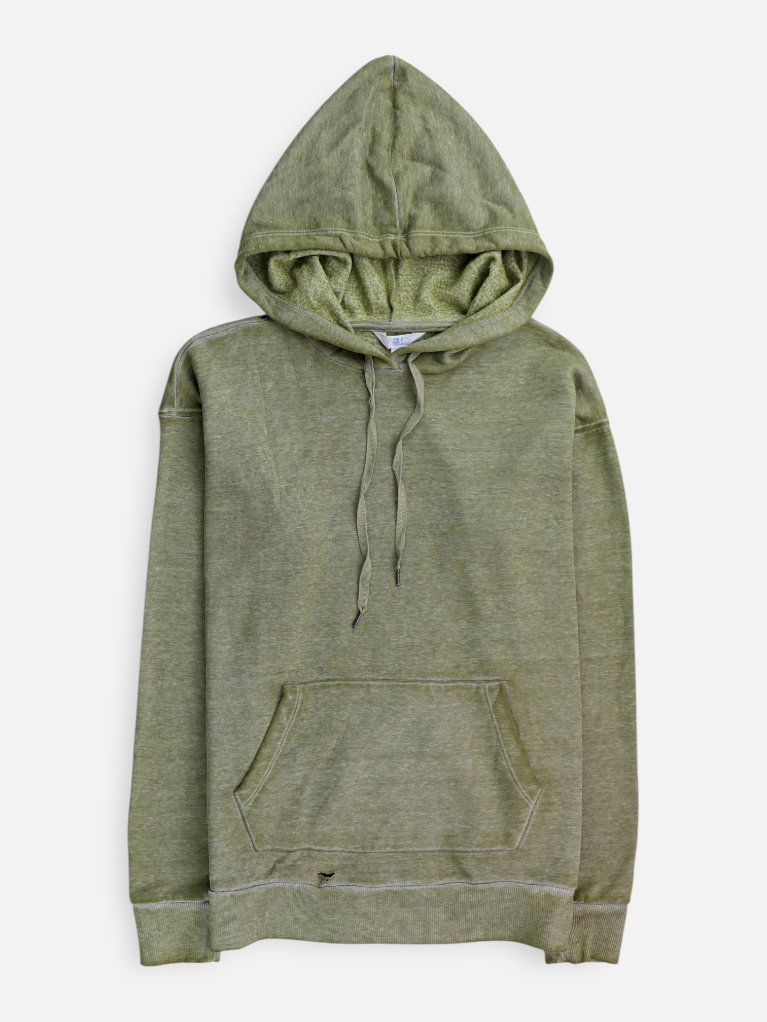 TIME THRU Sudadera Hoodie Basic - Mujer - Small