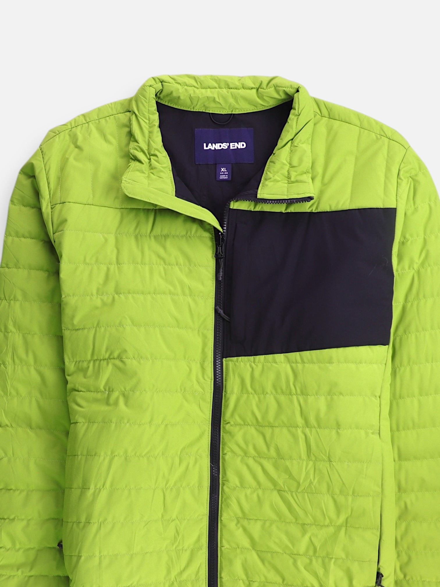 LANDS END Chaqueta Impermeable Puffer - Hombre - XL