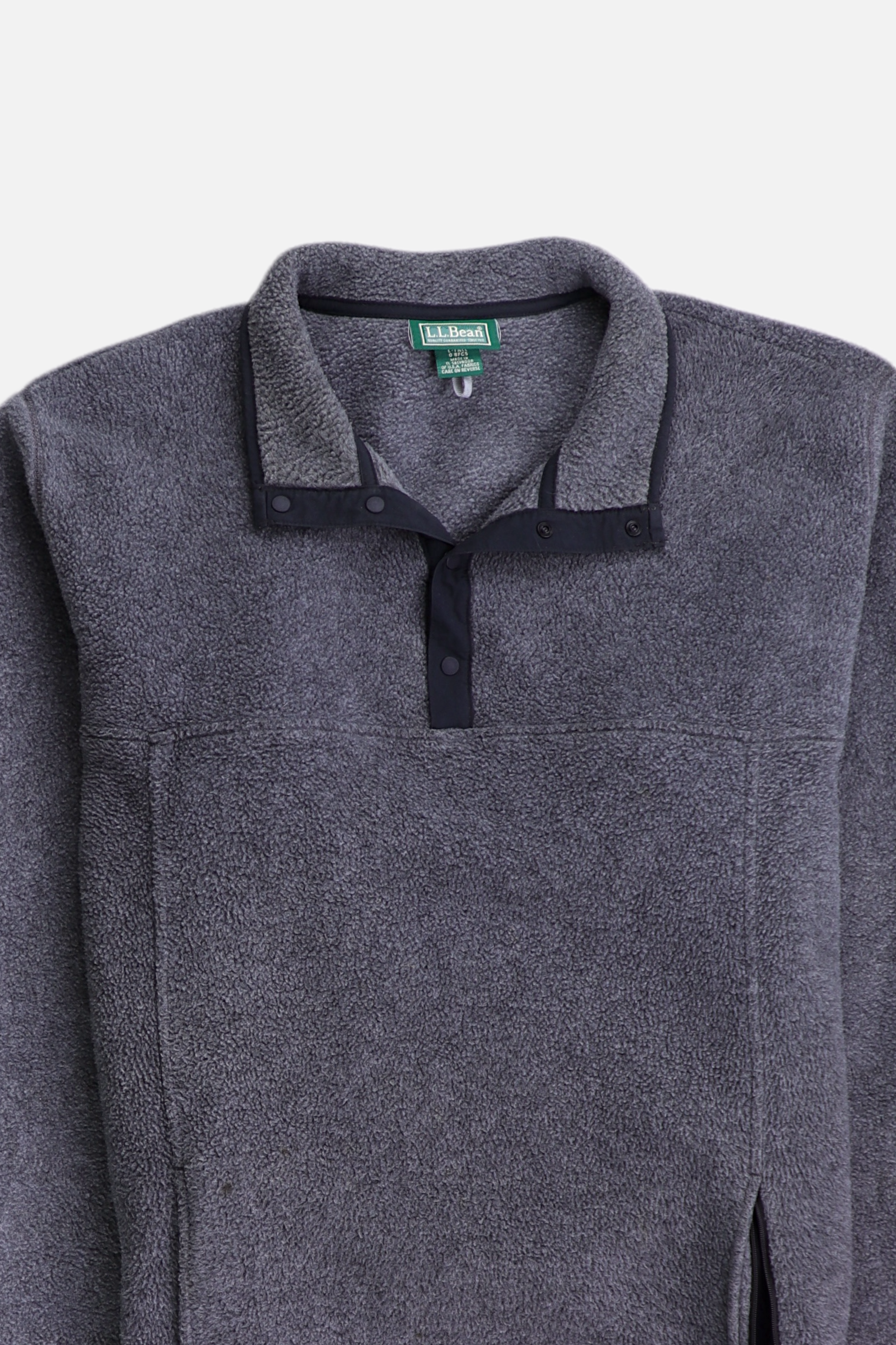 LL BEAN Sueter Fleece Casual - Hombre - Large