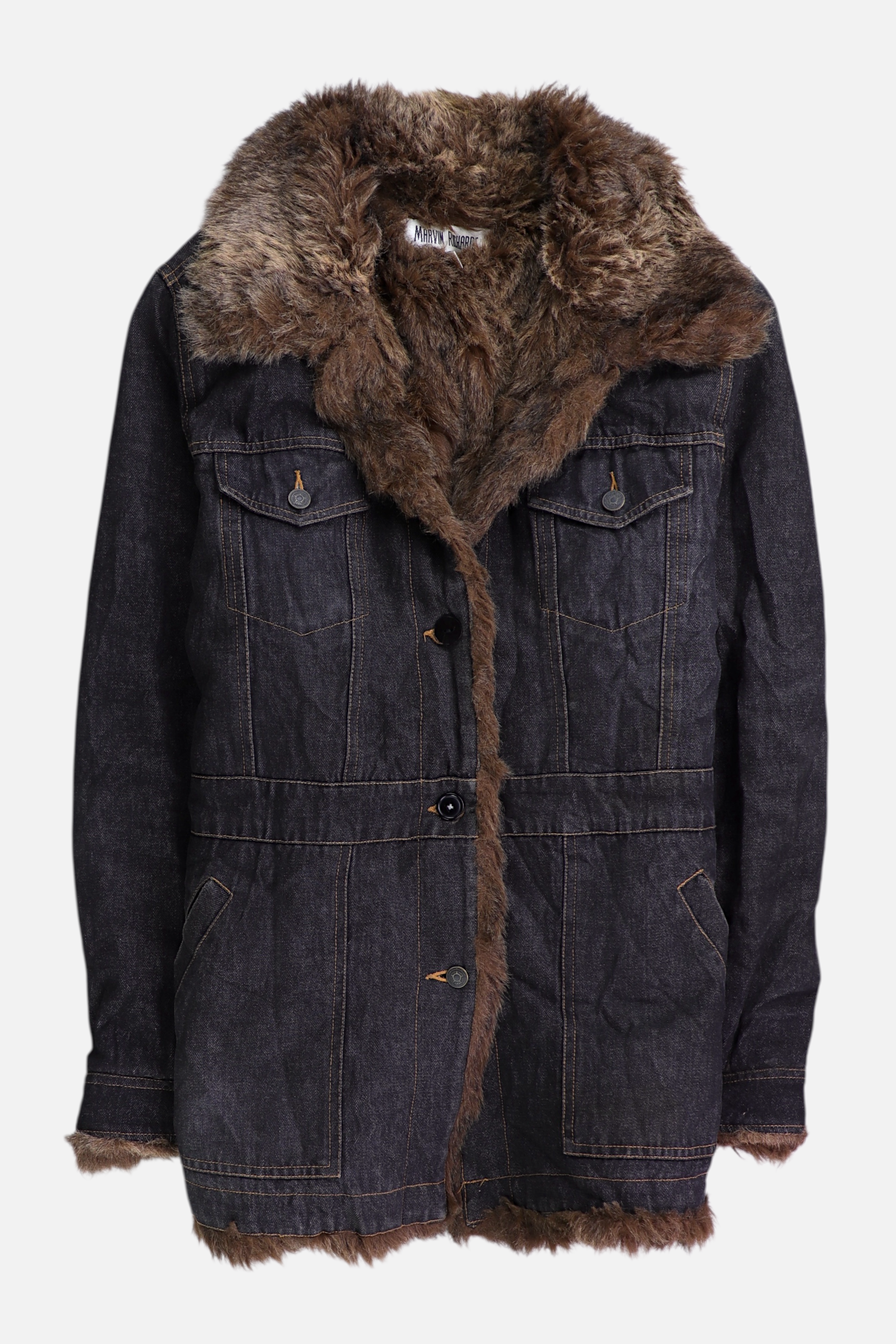 Chaqueta Sherpa Trucker Denim - Mujer - XL