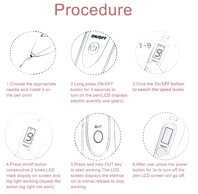 Pluma para Eliminar Lunares  Set of 3 - Unisex - Talla Única (One Size)