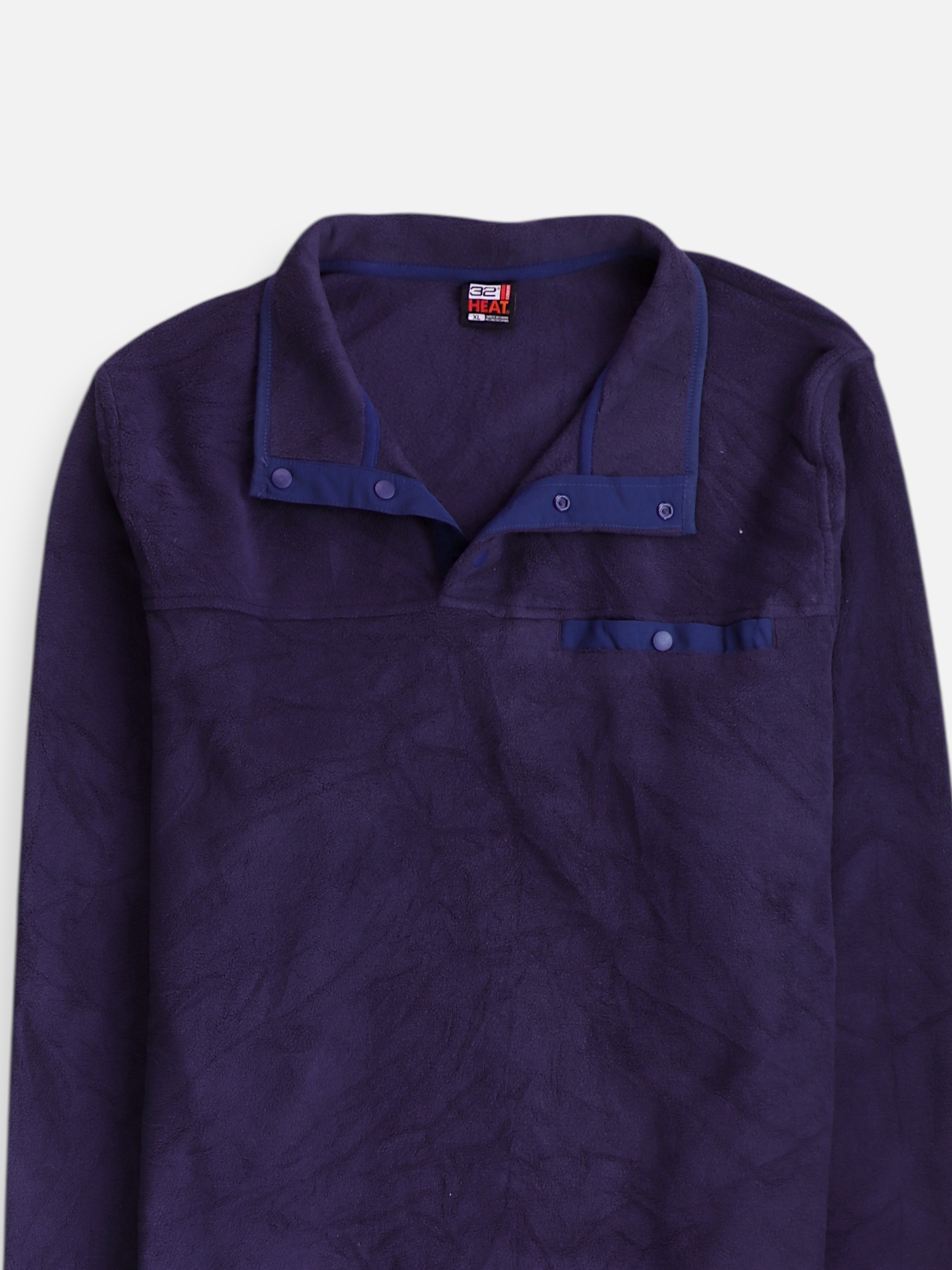 32 HEAT COOL Sueter Fleece Casual - Hombre - XL