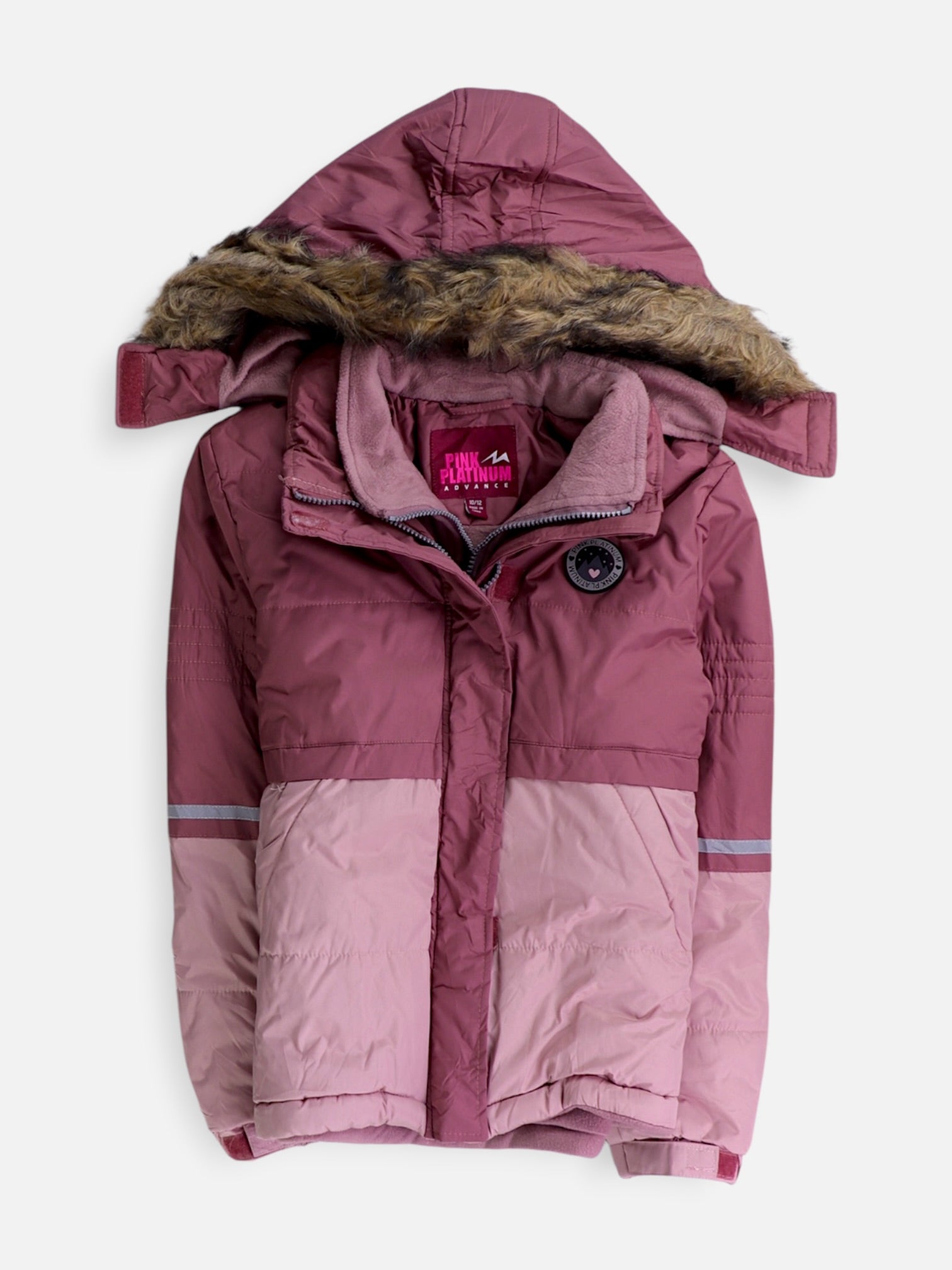 Chaqueta Puffer Color Block - Niña - N/A - 10-12Y (Años)