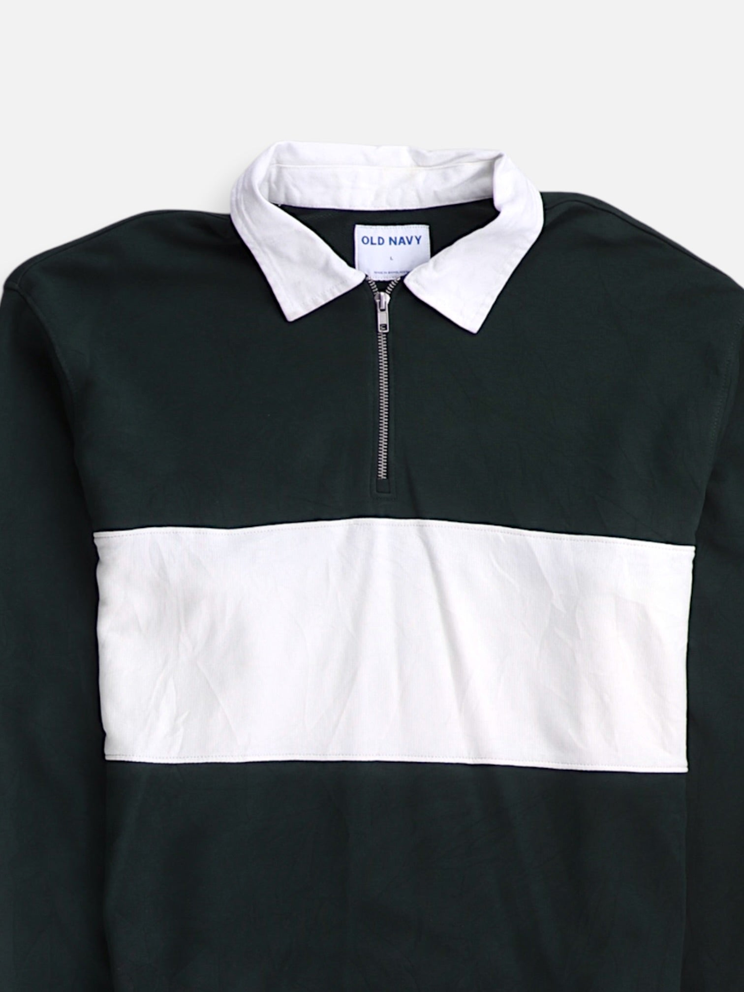 Old Navy Sudadera Fleece Color Block - Hombre - Large