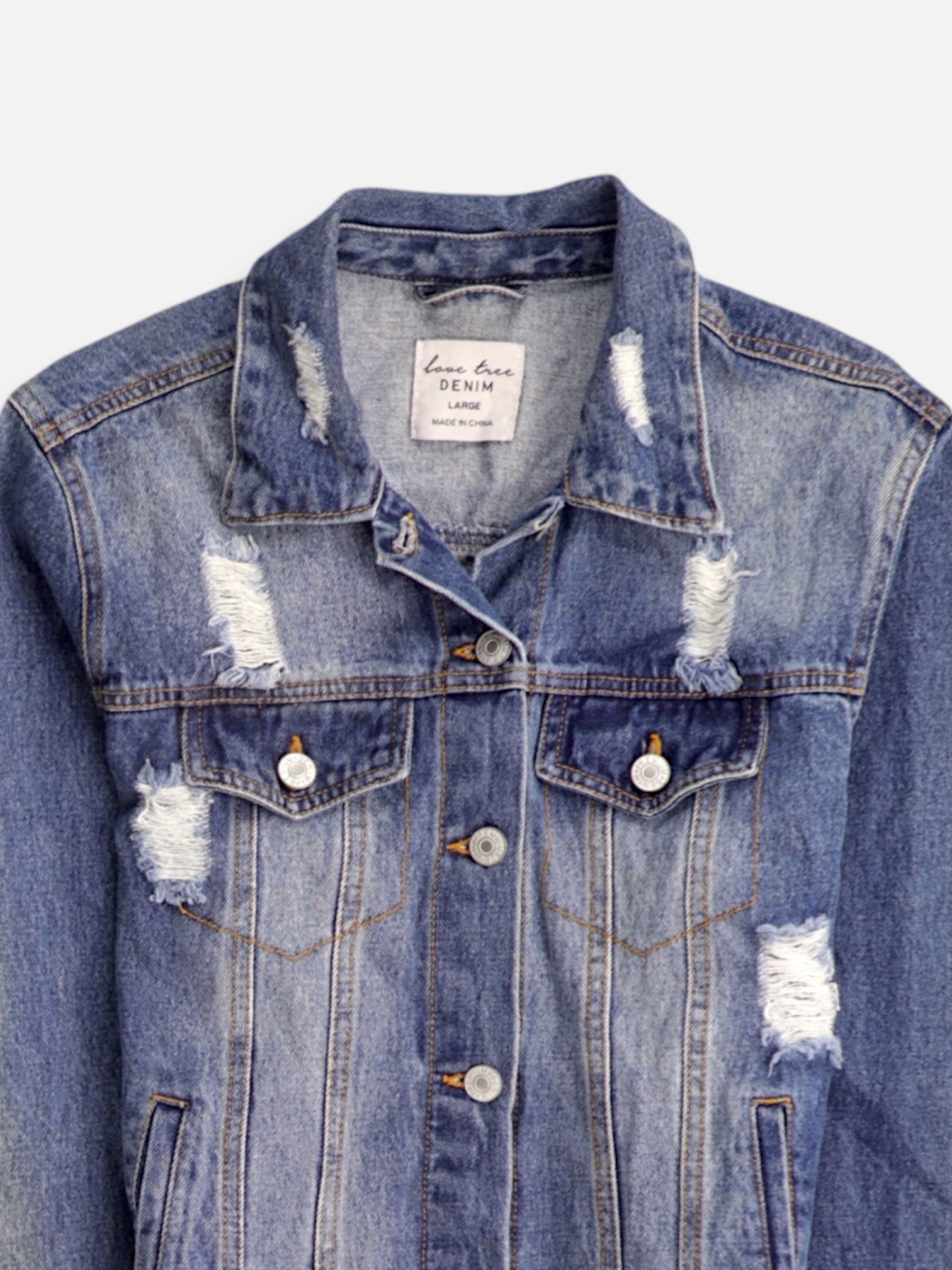 Chaqueta Denim  Basic - Mujer - Large