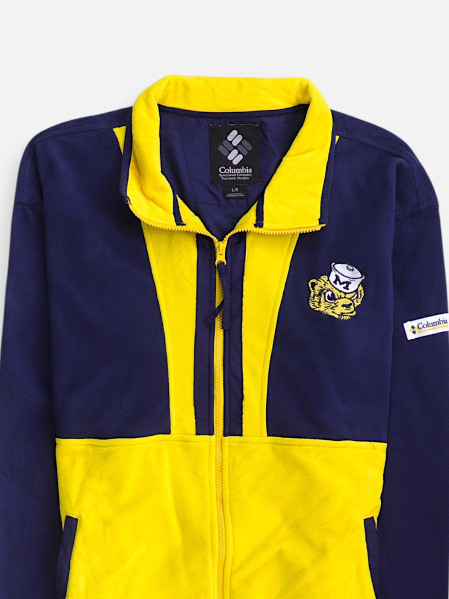 Columbia Sueter Fleece Color Block - Hombre - Large
