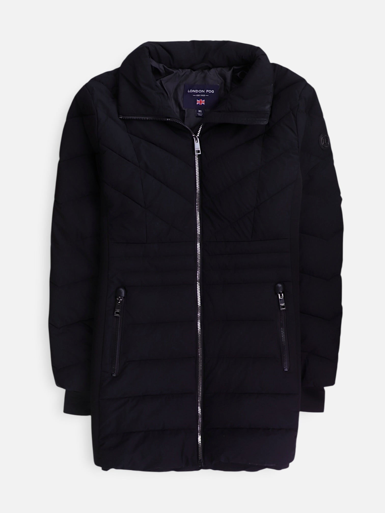 LONDON FOG Abrigo Impermeable Puffer - Mujer - XL