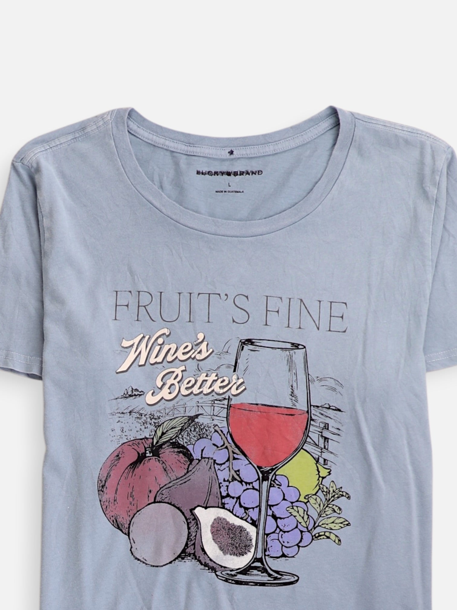 LUCKY BRAND Camiseta Grafica - Mujer - Large