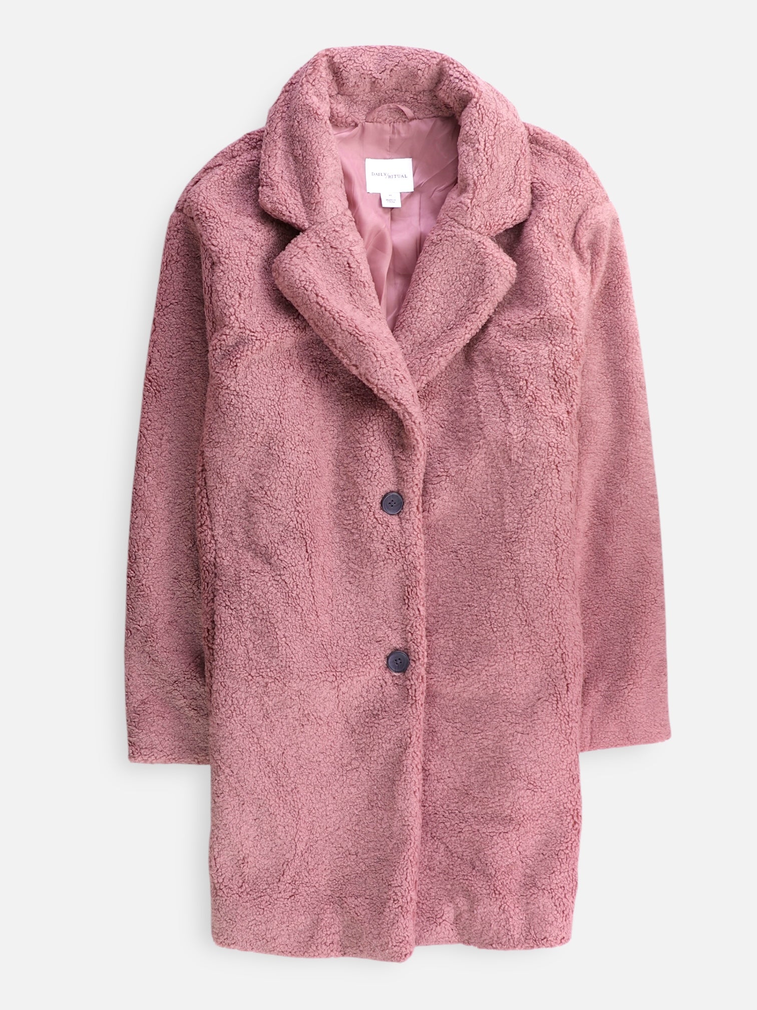 Abrigo Casual Teddy - Mujer - XS