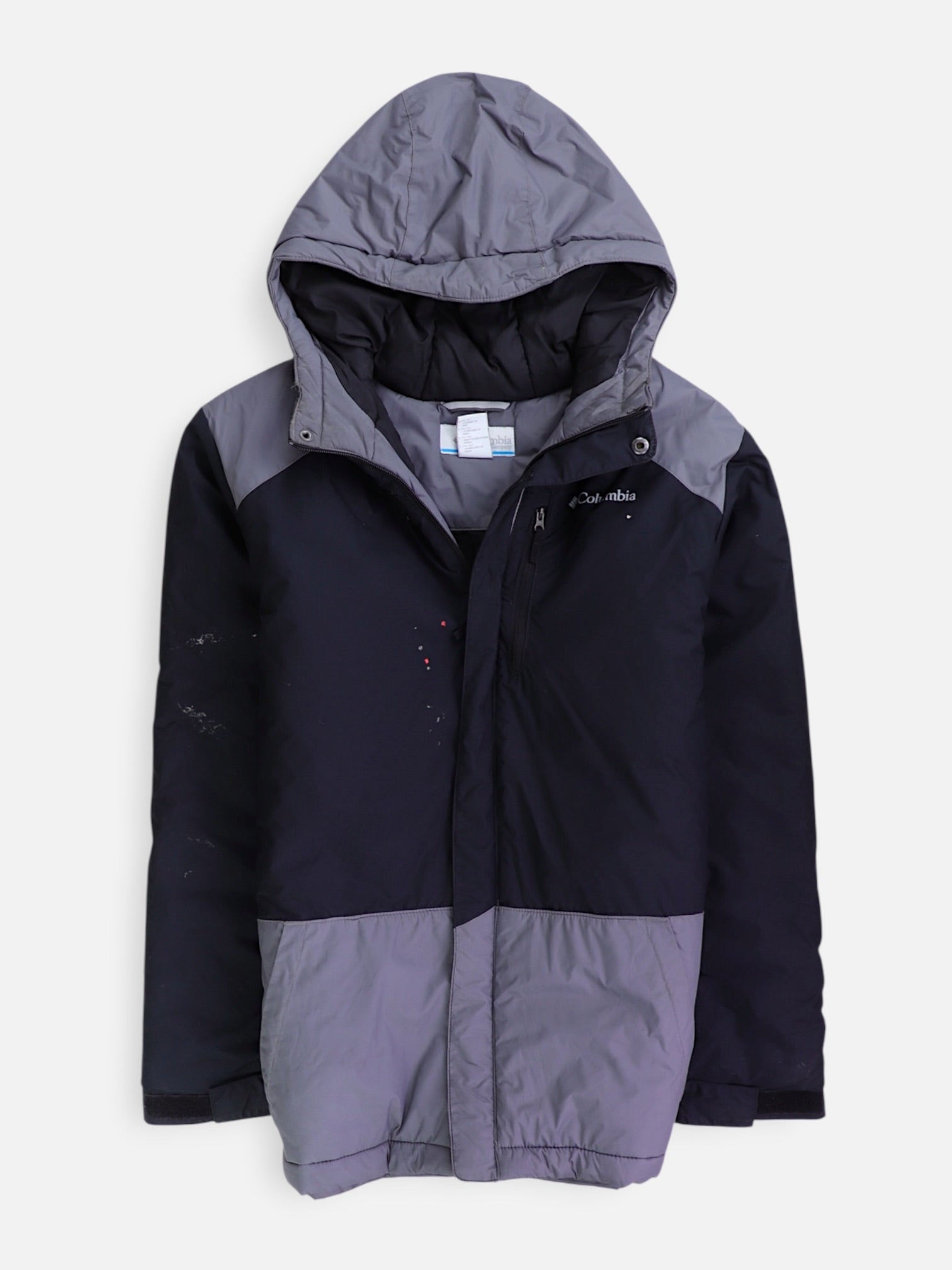 Columbia Chaqueta Impermeable Color Block - Niño - Large - 14-16Y (Años)