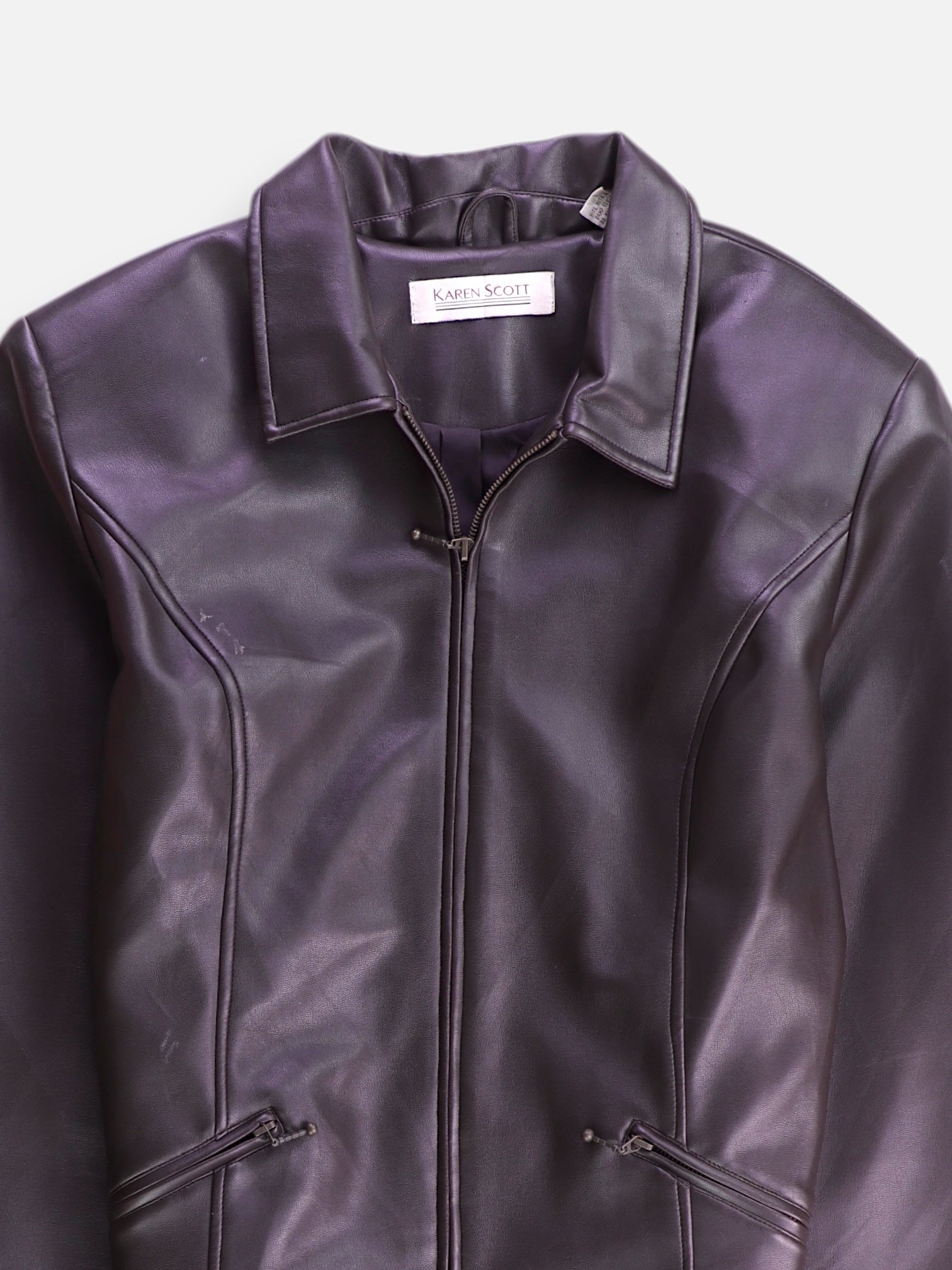 KAREN SCOTT Chaqueta Casual Cuero - Mujer - 14