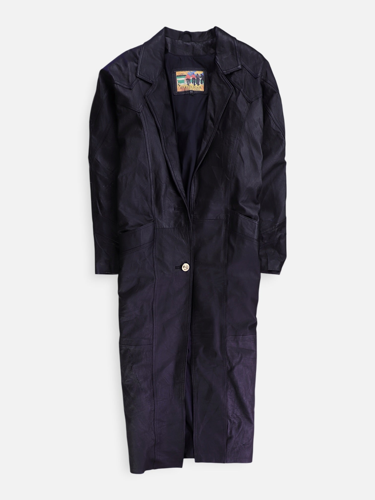 Abrigo  Single breasted trench Cuero - Mujer - N/A