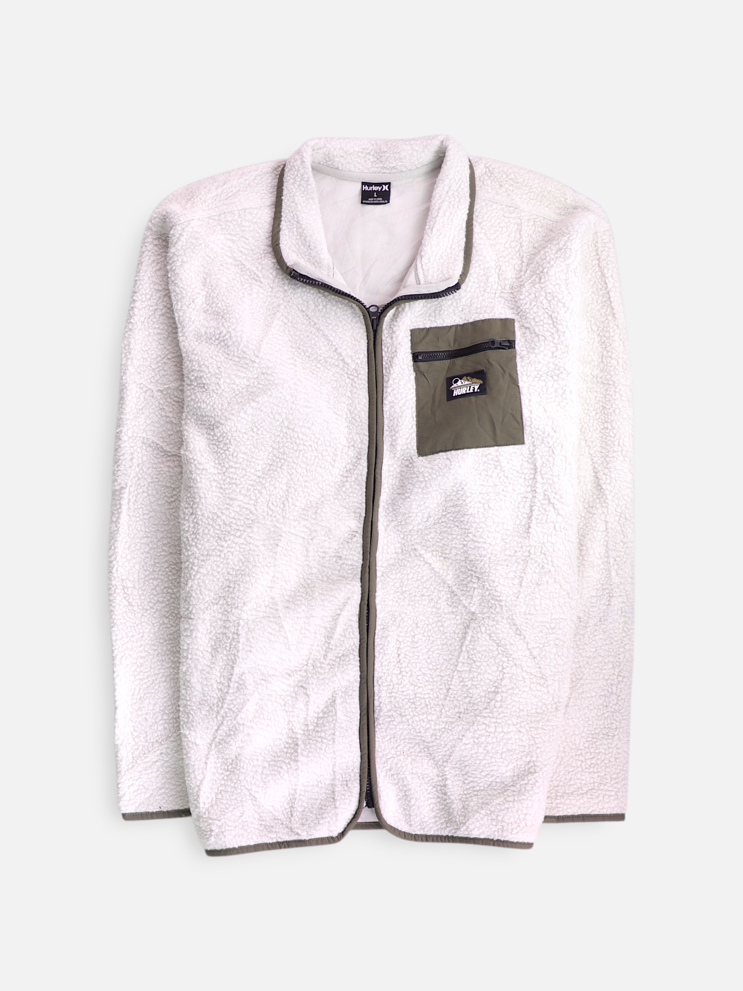 Hurley Sudadera Fleece Teddy - Hombre - Large