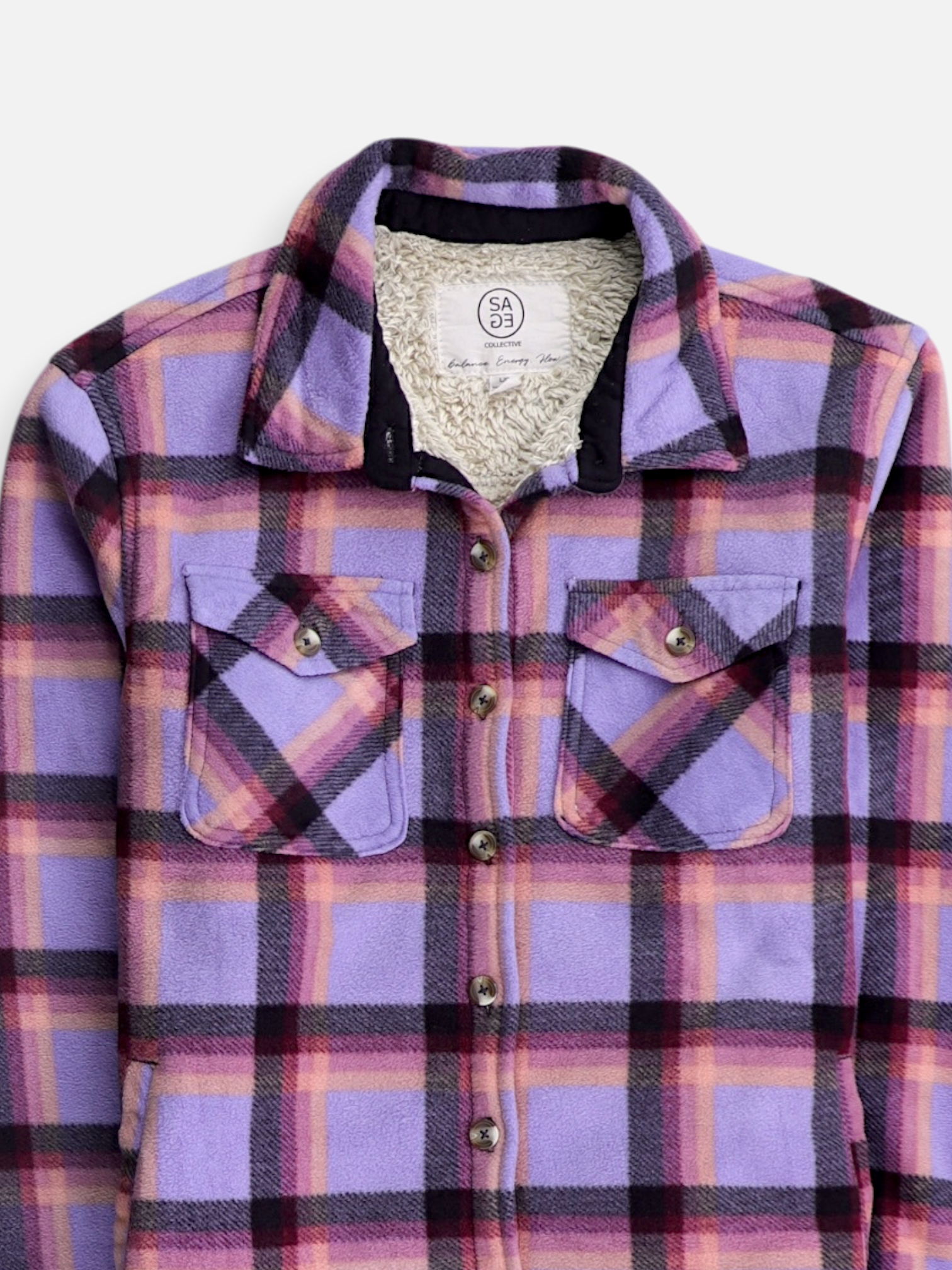 Chaqueta Sobrecamisa Plaid Types - Mujer - Large