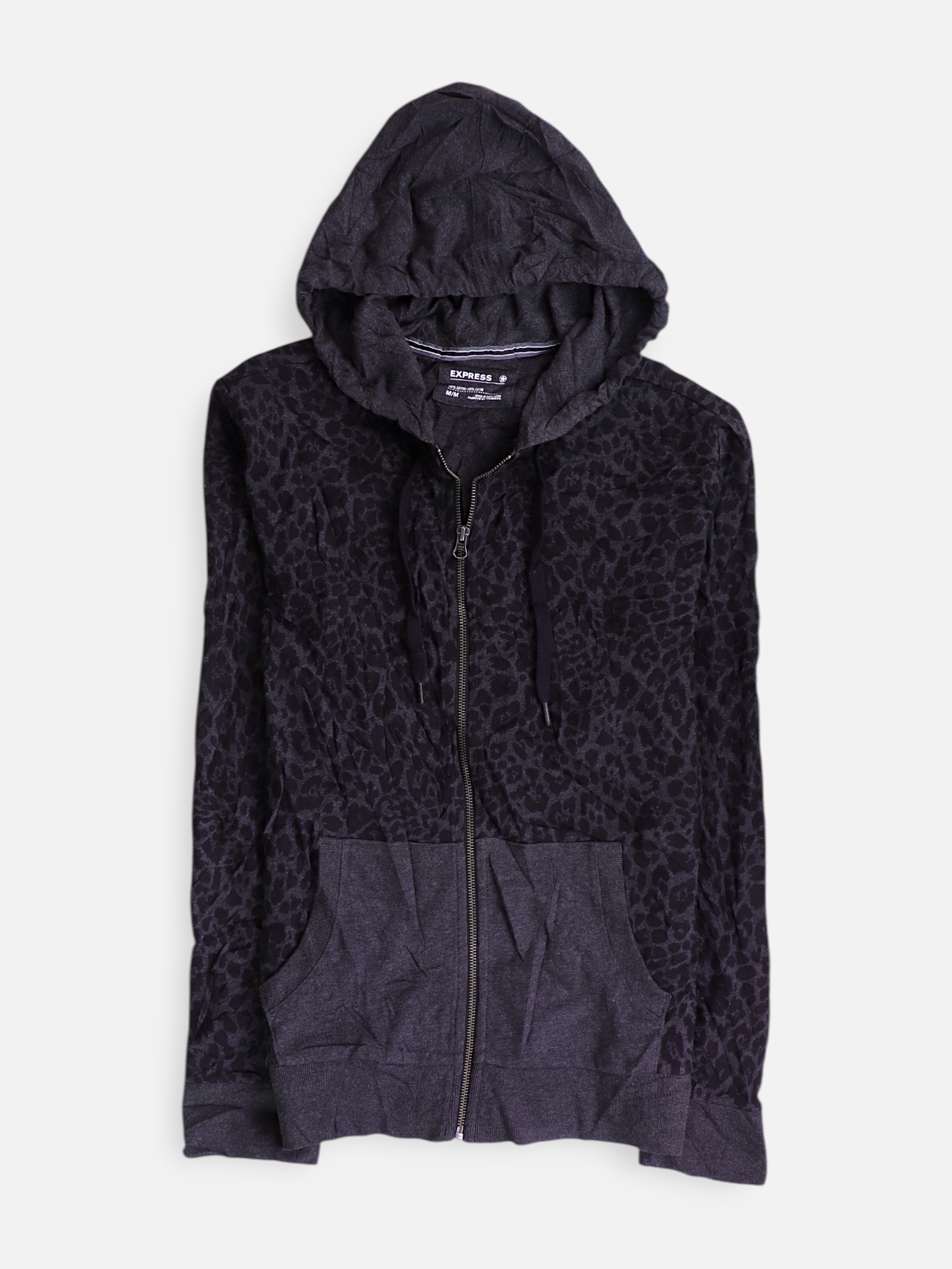 EXPRESS Sudadera Hoodie Basic - Hombre - Medium